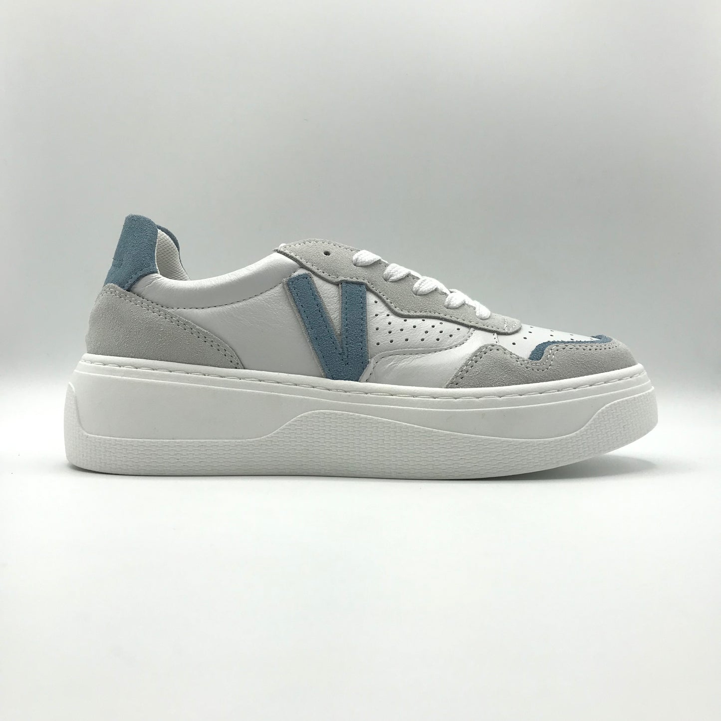Kioss | Sneakers artigianali in vera pelle con platform | ALLEGRA2M