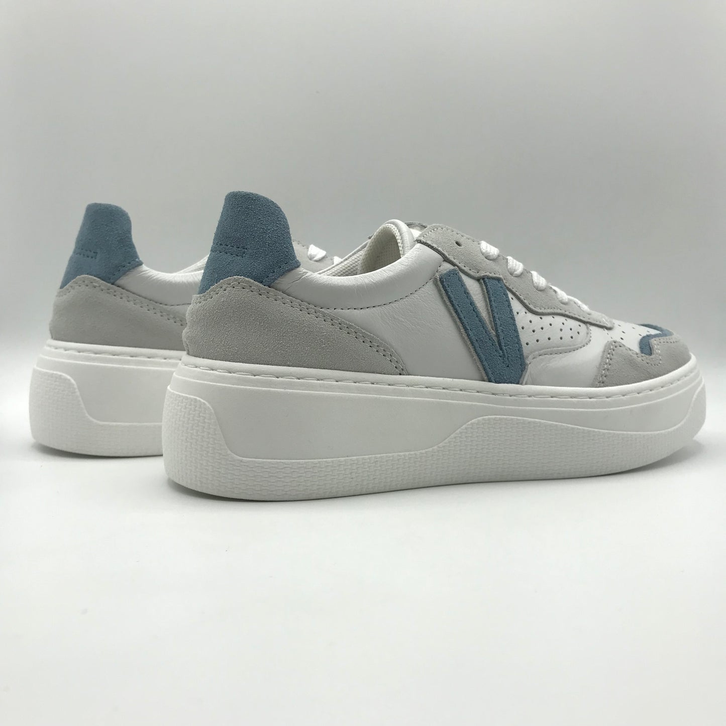 Kioss | Sneakers artigianali in vera pelle con platform | ALLEGRA2M