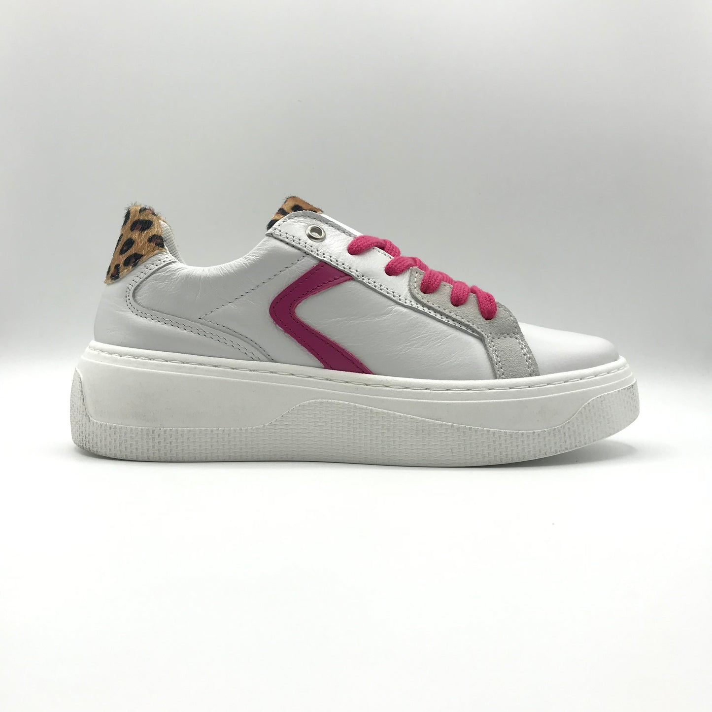 Kioss | Sneakers artigianali in vera pelle con platform | ALLEGRA1