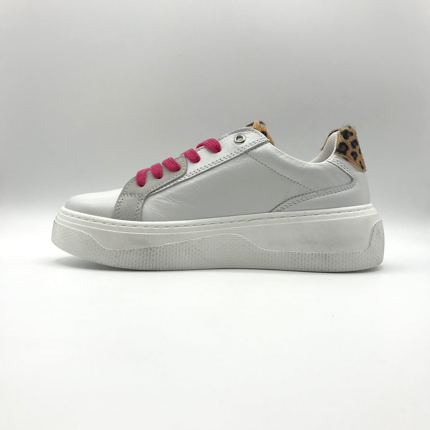 Kioss | Sneakers artigianali in vera pelle con platform | ALLEGRA1