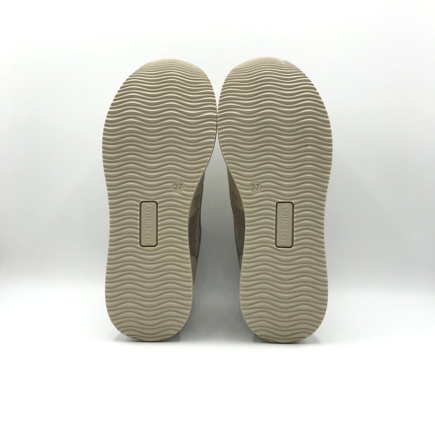 Imac | Sneakers in vera pelle con lacci e cerniera e platform | 756961