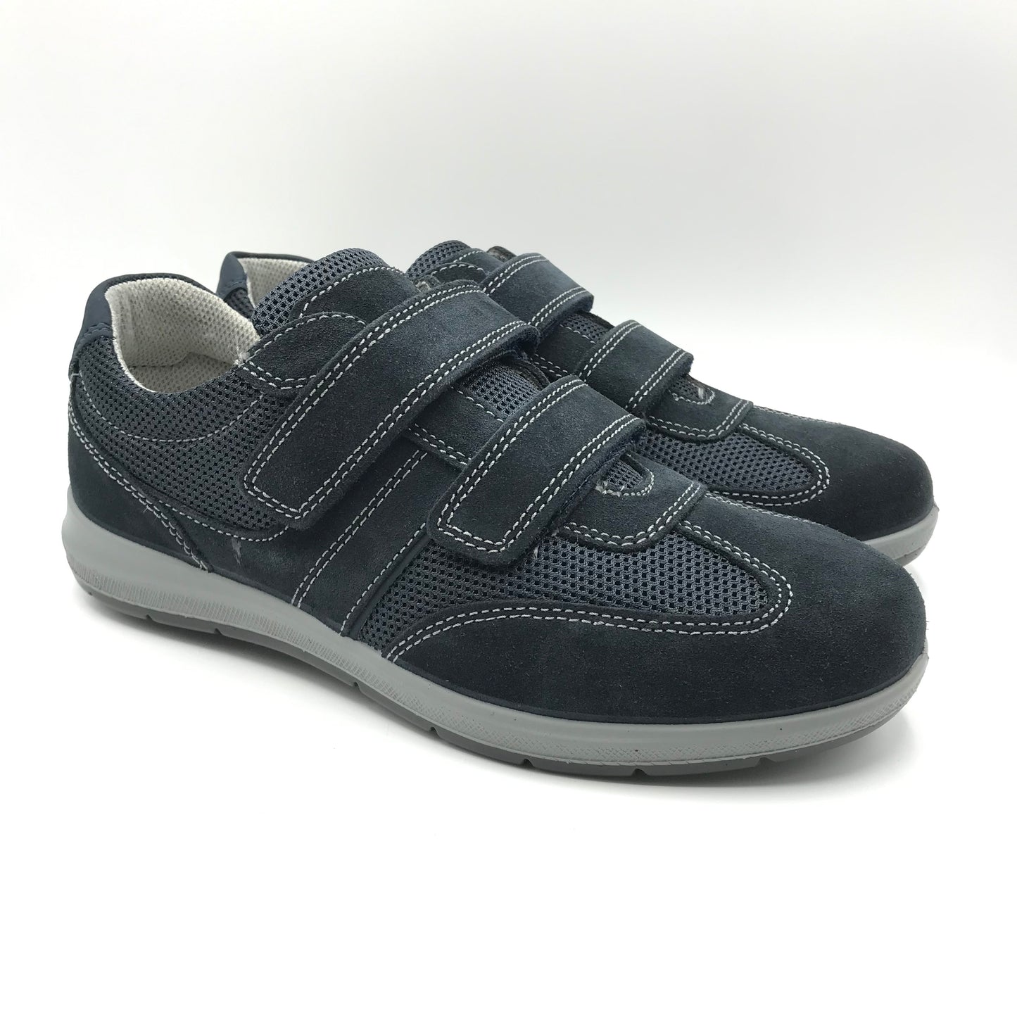 Imac | Sneakers in vera pelle con chiusura a strappo | 550931