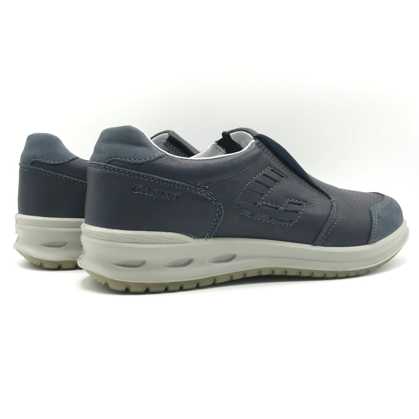 Grisport | Mocassini slip on in vera pelle con elastici | 43003
