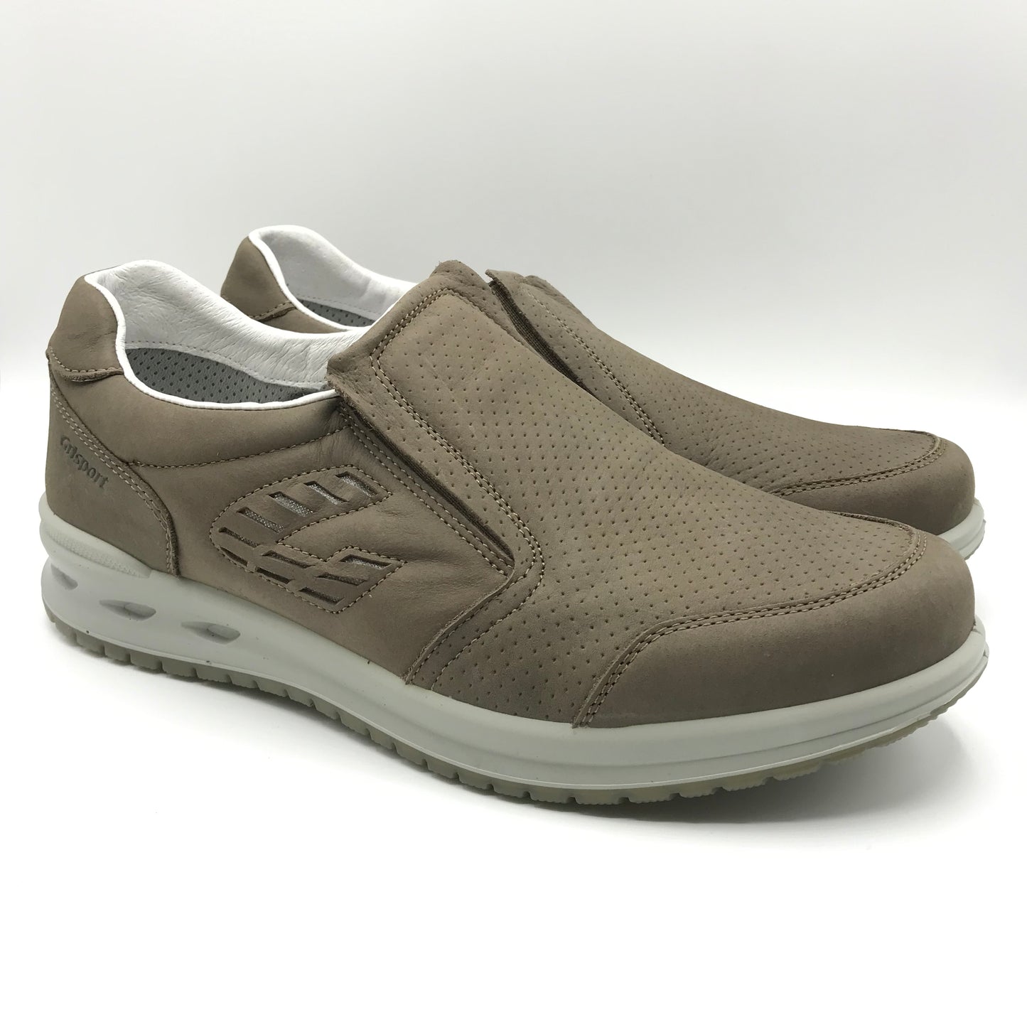 Grisport | Mocassini slip on in vera pelle con elastici | 43003