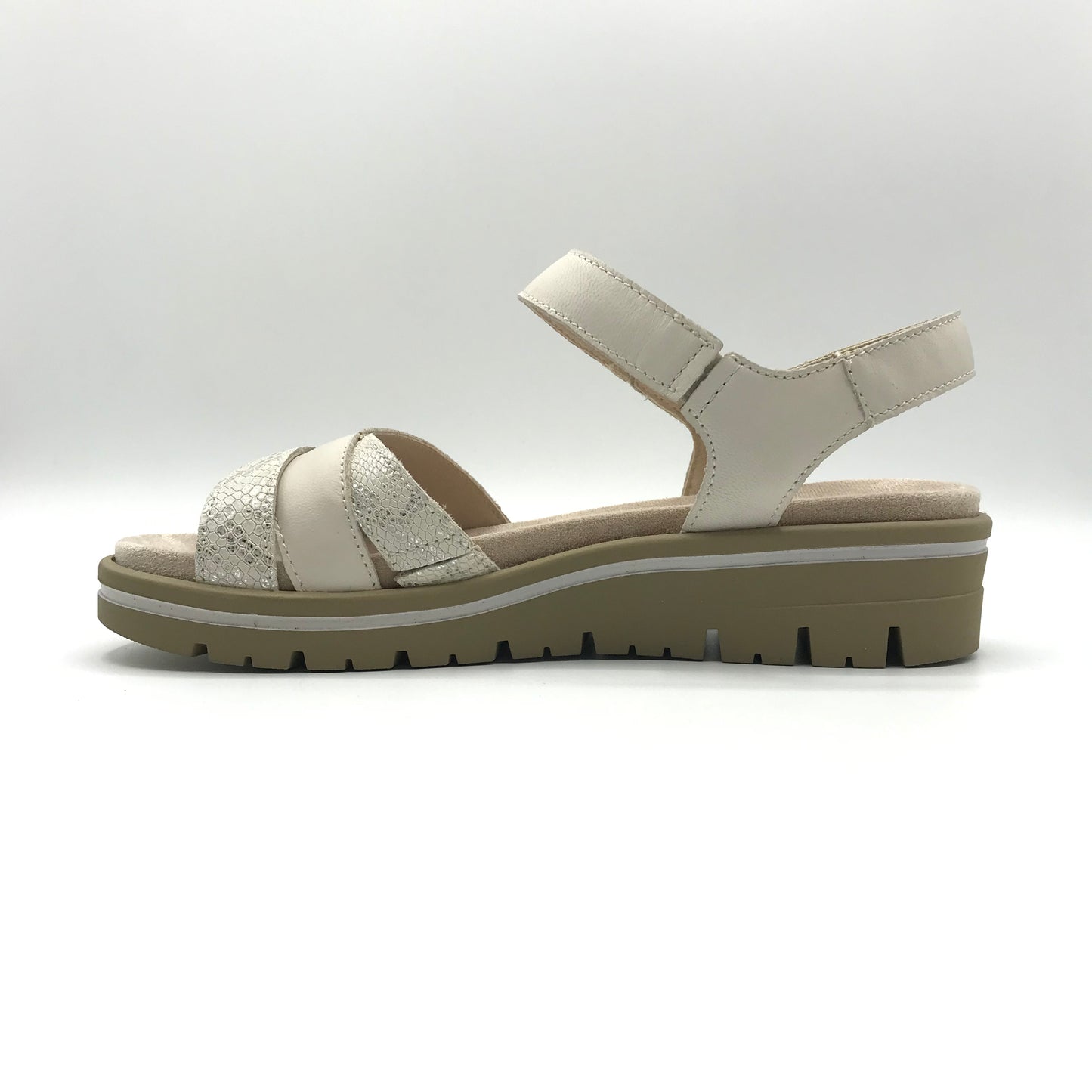 Caprice | Sandali in vera pelle con plantare estraibile | 28713-44