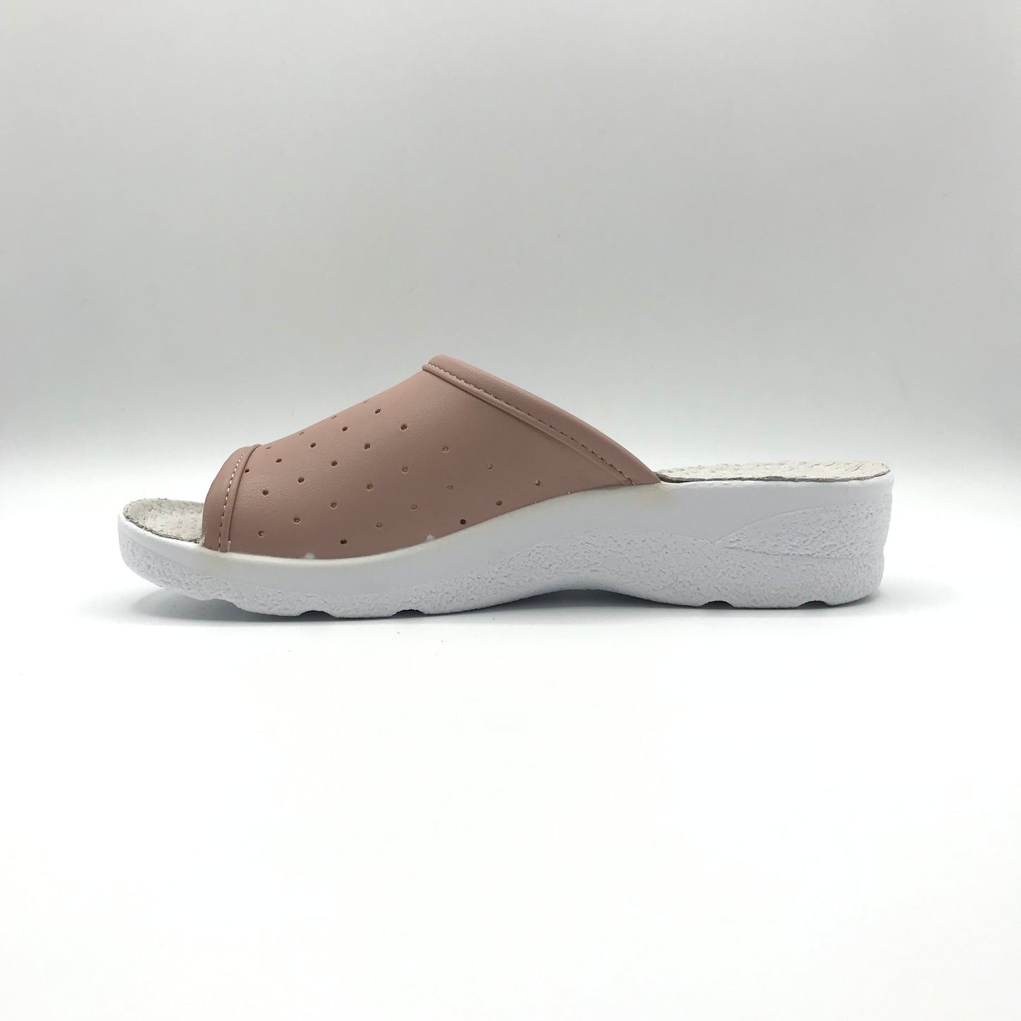 Saniflex | Ciabatte in tessuto stretch e vera pelle | 89872/10
