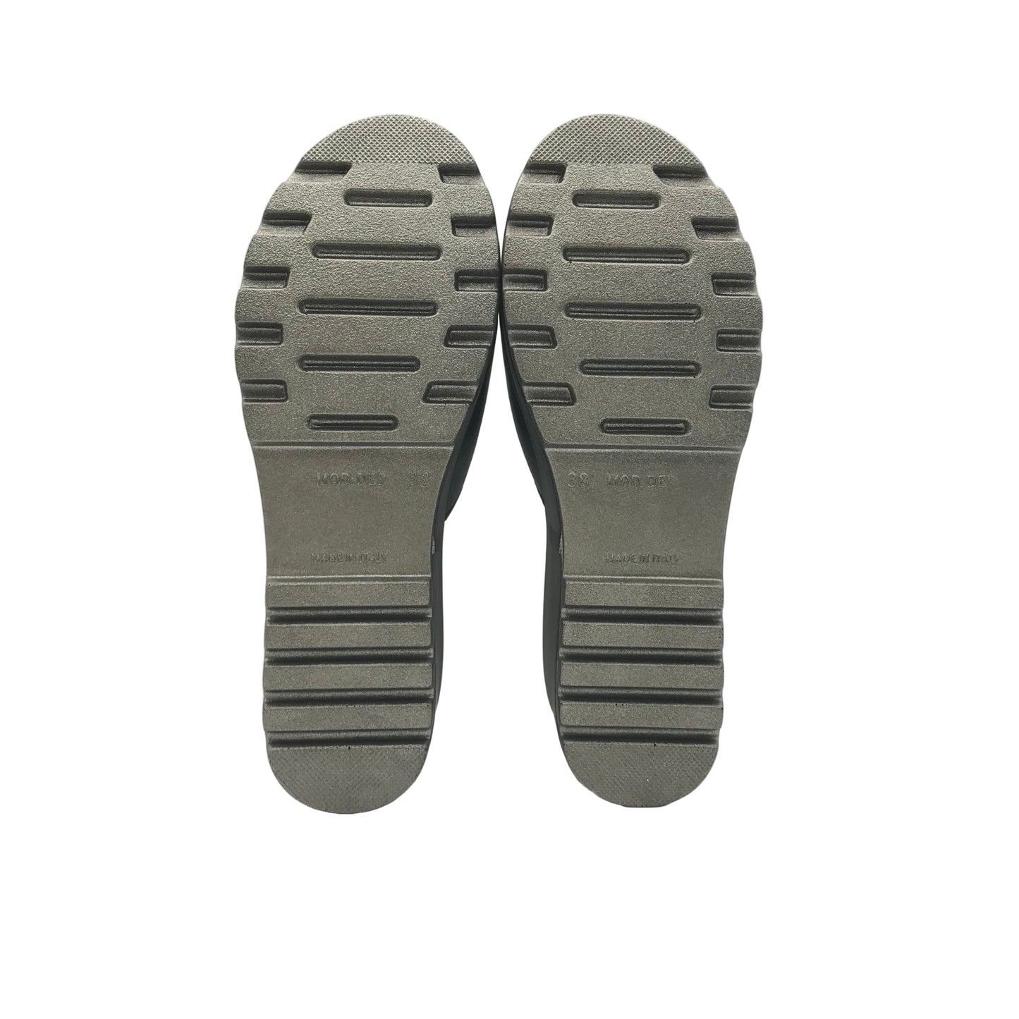 Andrea Pierago | Ciabatte in vera pelle con zeppa alta | 2800-101