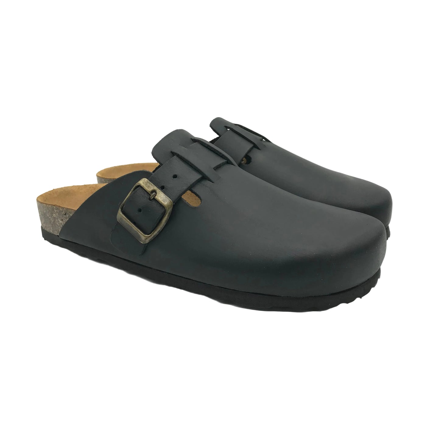 Bio Gold | Sabot in vera pelle con fibbia regolabile | 8227D