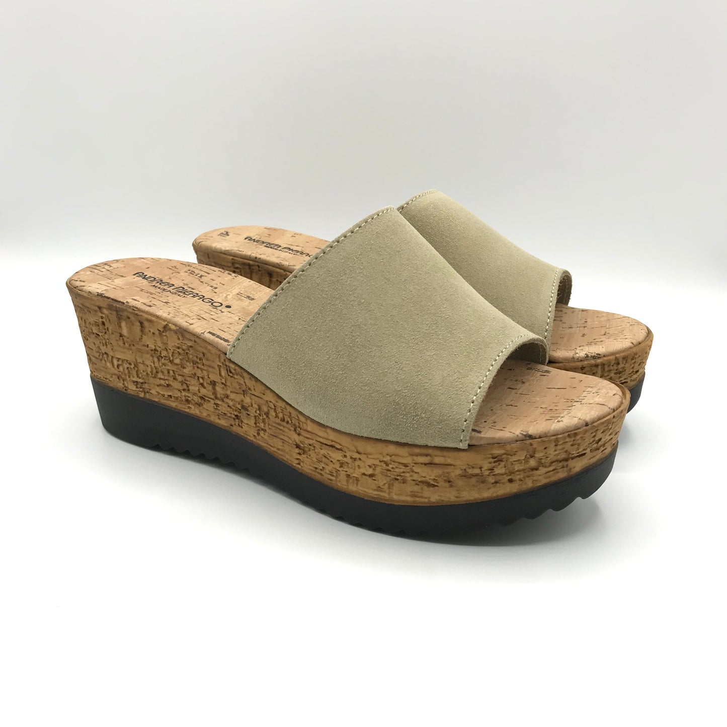 Andrea Pierago | Ciabatte in vera pelle e zeppa alta | 3323-70428