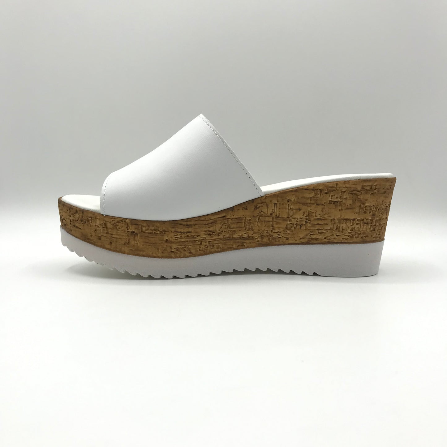 Andrea Pierago | Ciabatte in vera pelle con zeppa alta | 2331-70428