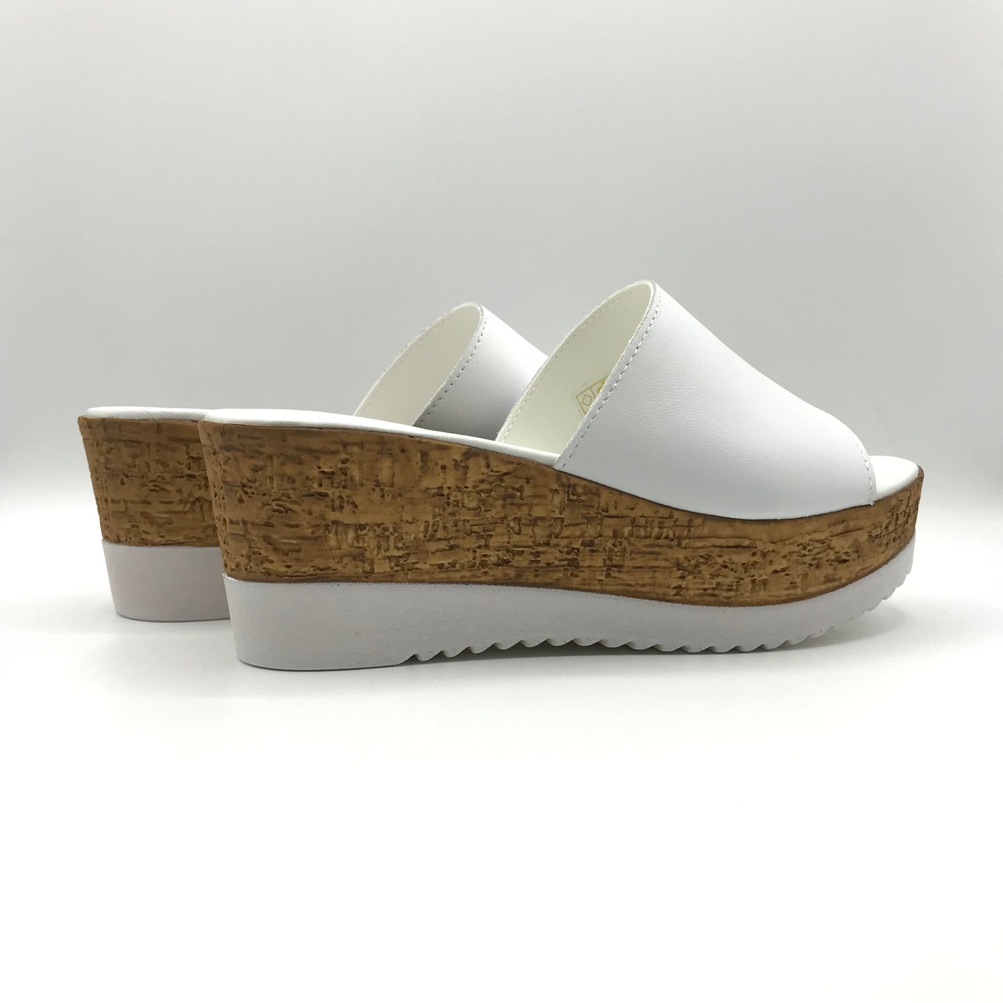 Andrea Pierago | Ciabatte in vera pelle con zeppa alta | 2331-70428