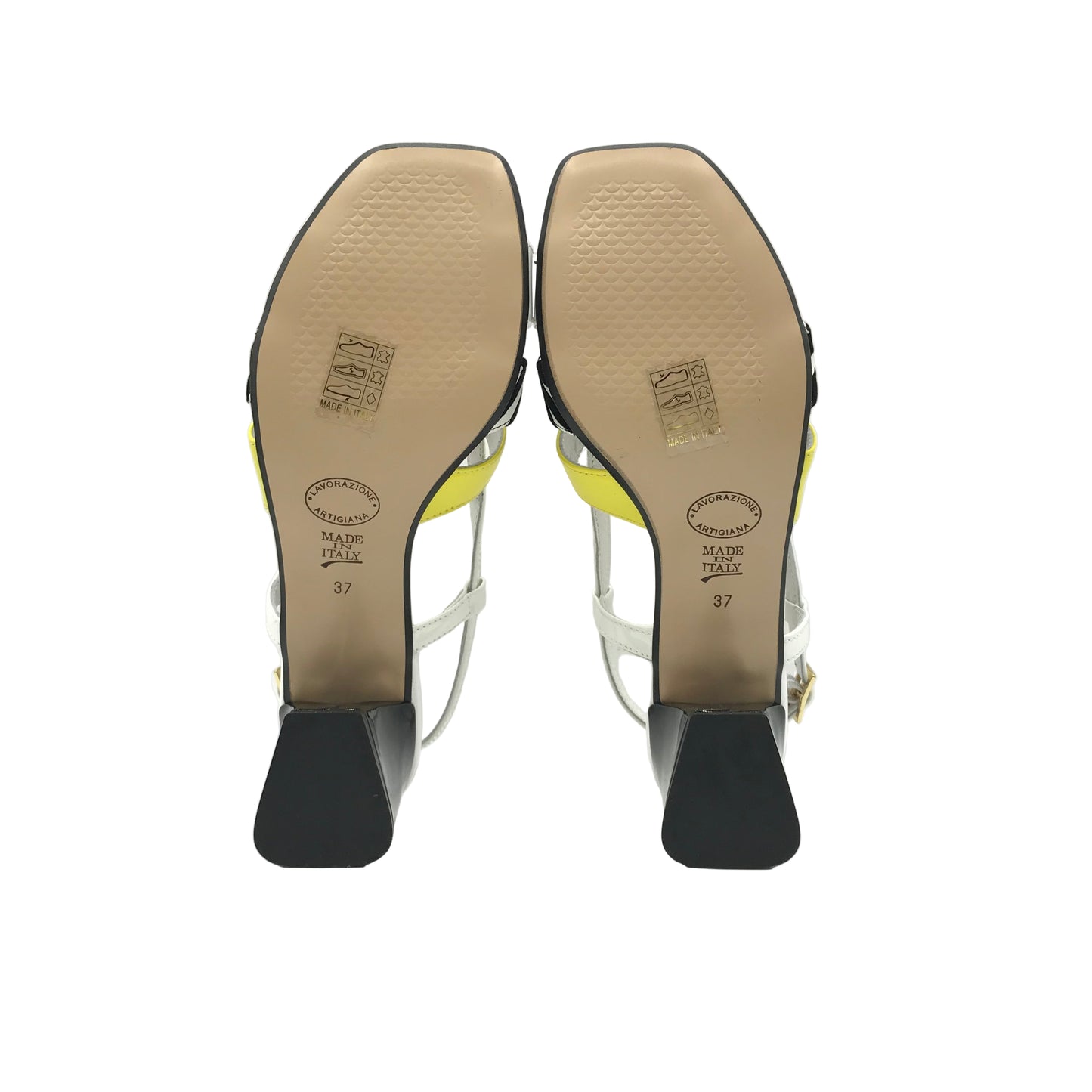 Linea Uno | Sandali artigianali in vera pelle con tacco | K215