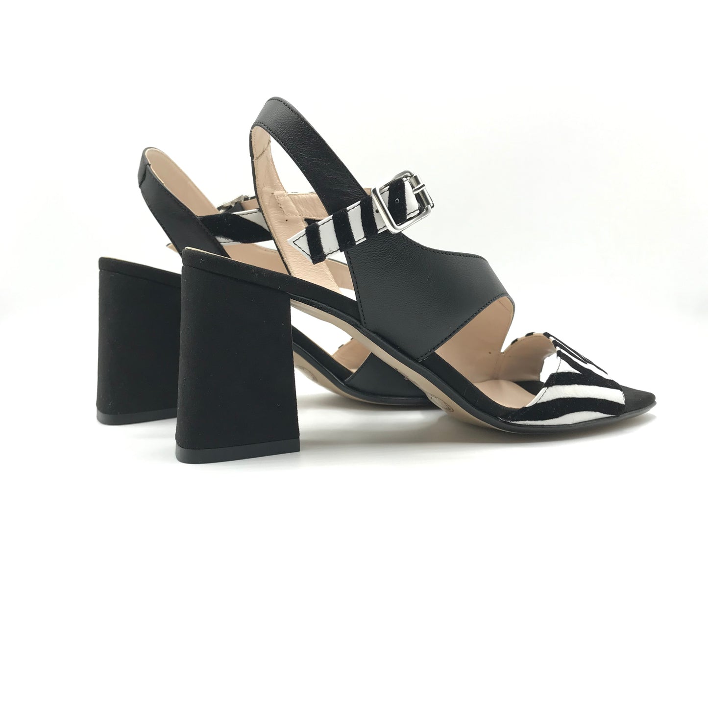 Linea Uno | Sandali artigianali in vera pelle con design a S | F2215