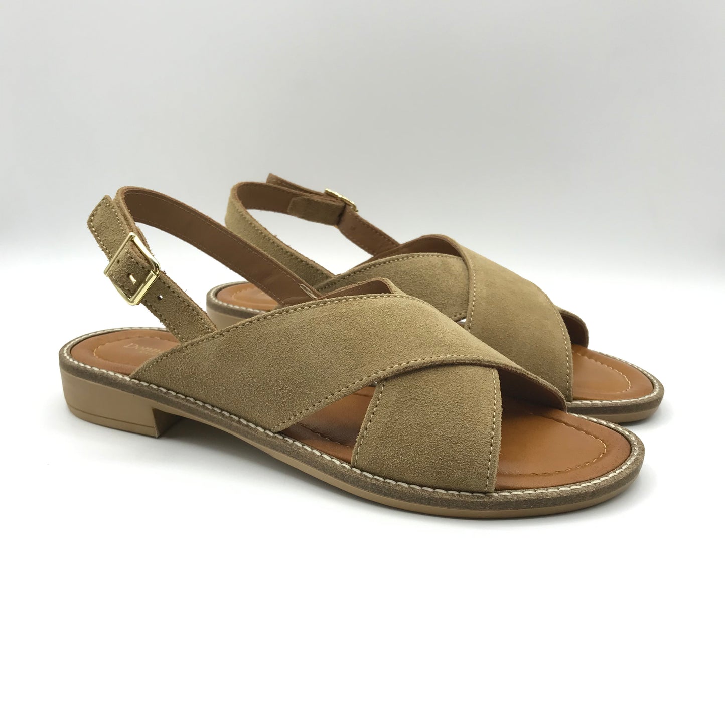 Donna Lucca | Sandali in vera pelle con fasce incrociate | 1129