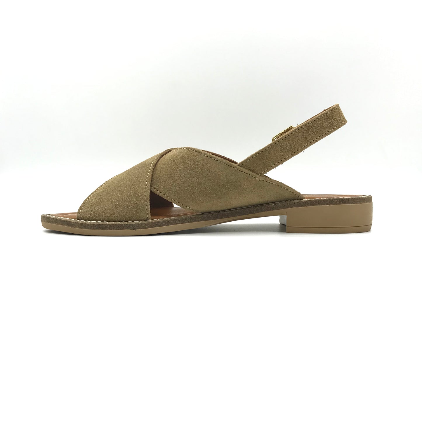 Donna Lucca | Sandali in vera pelle con fasce incrociate | 1129