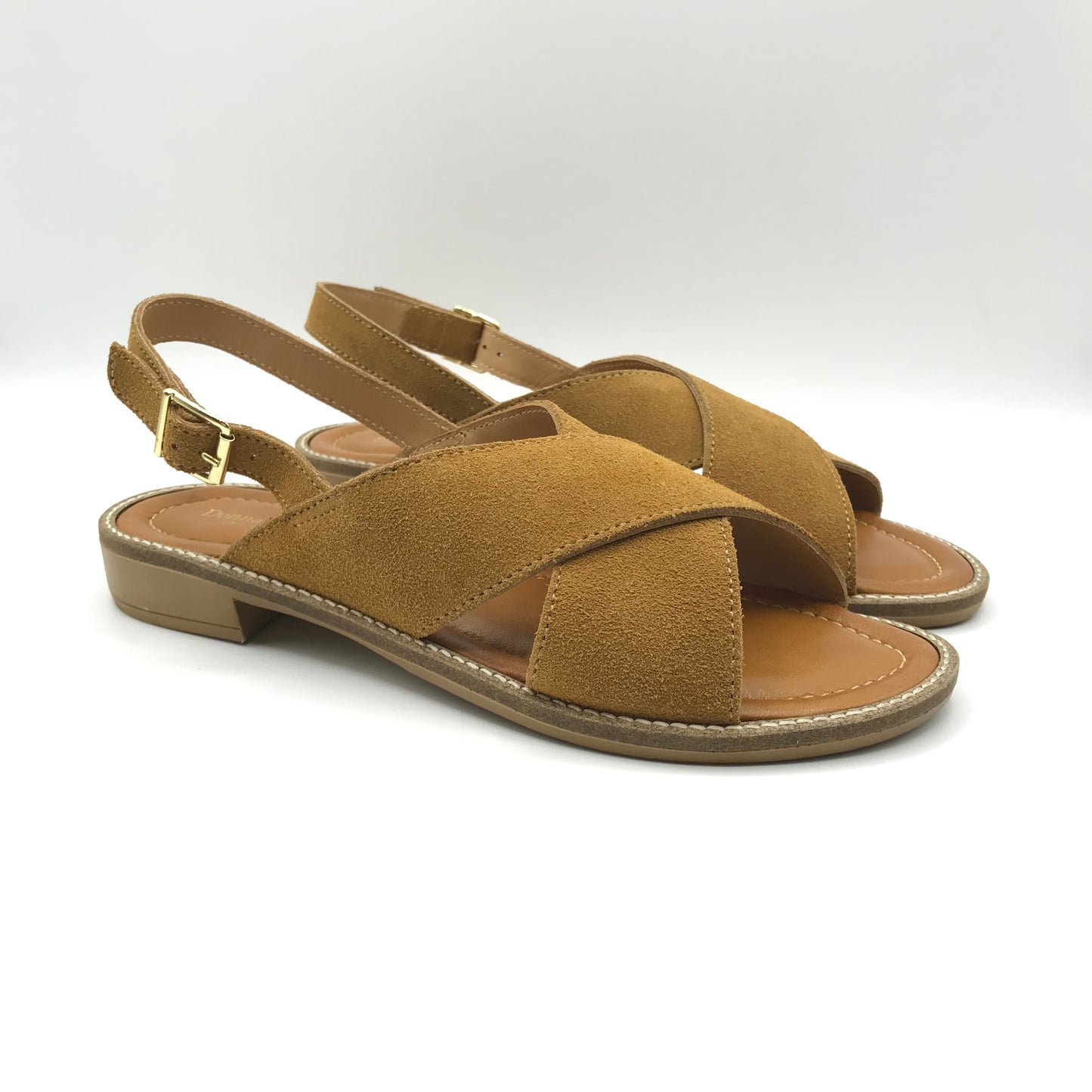 Donna Lucca | Sandali in vera pelle con fasce incrociate | 1129