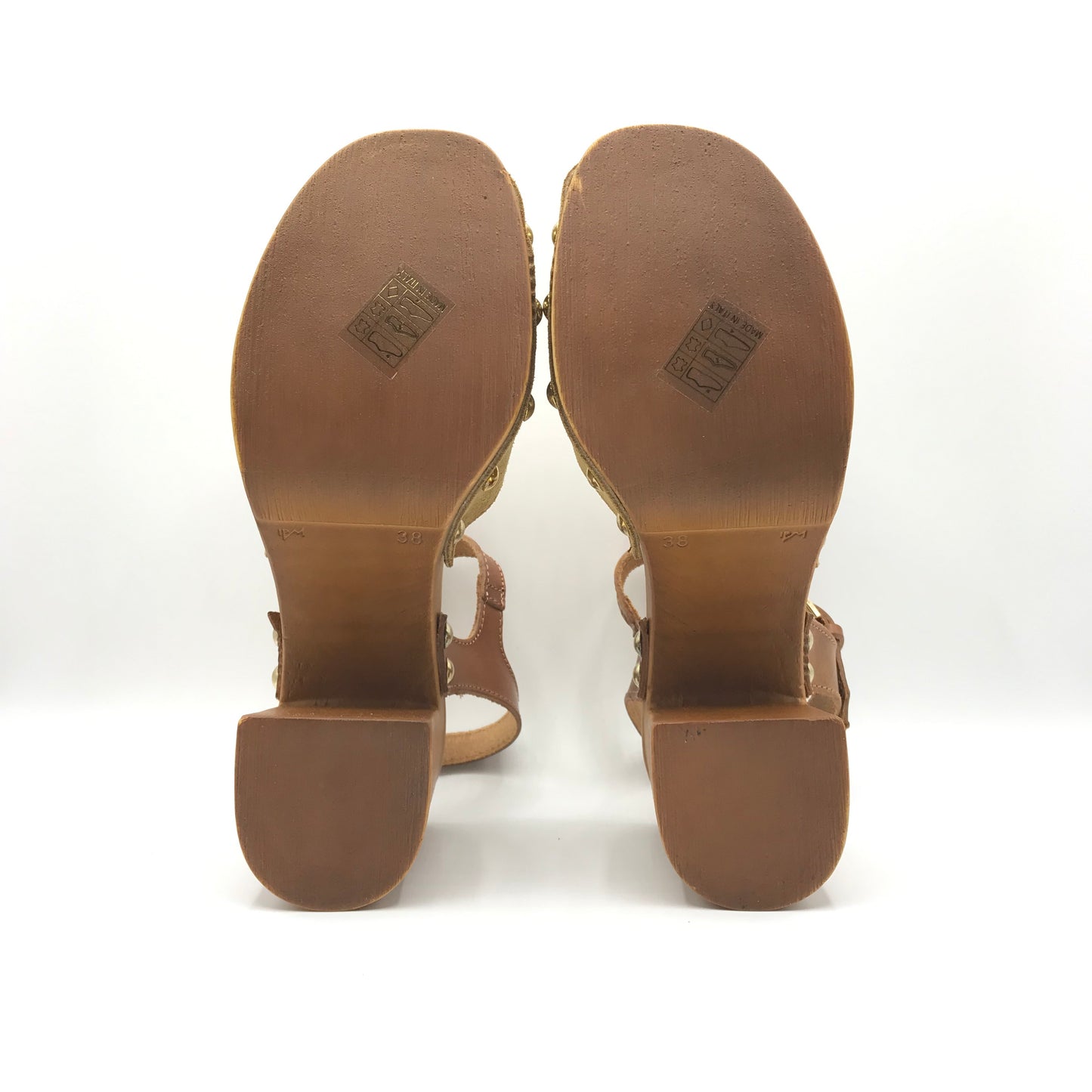 Sandro Rosi | Sandali zoccoli in vera pelle con tacco alto | 9015