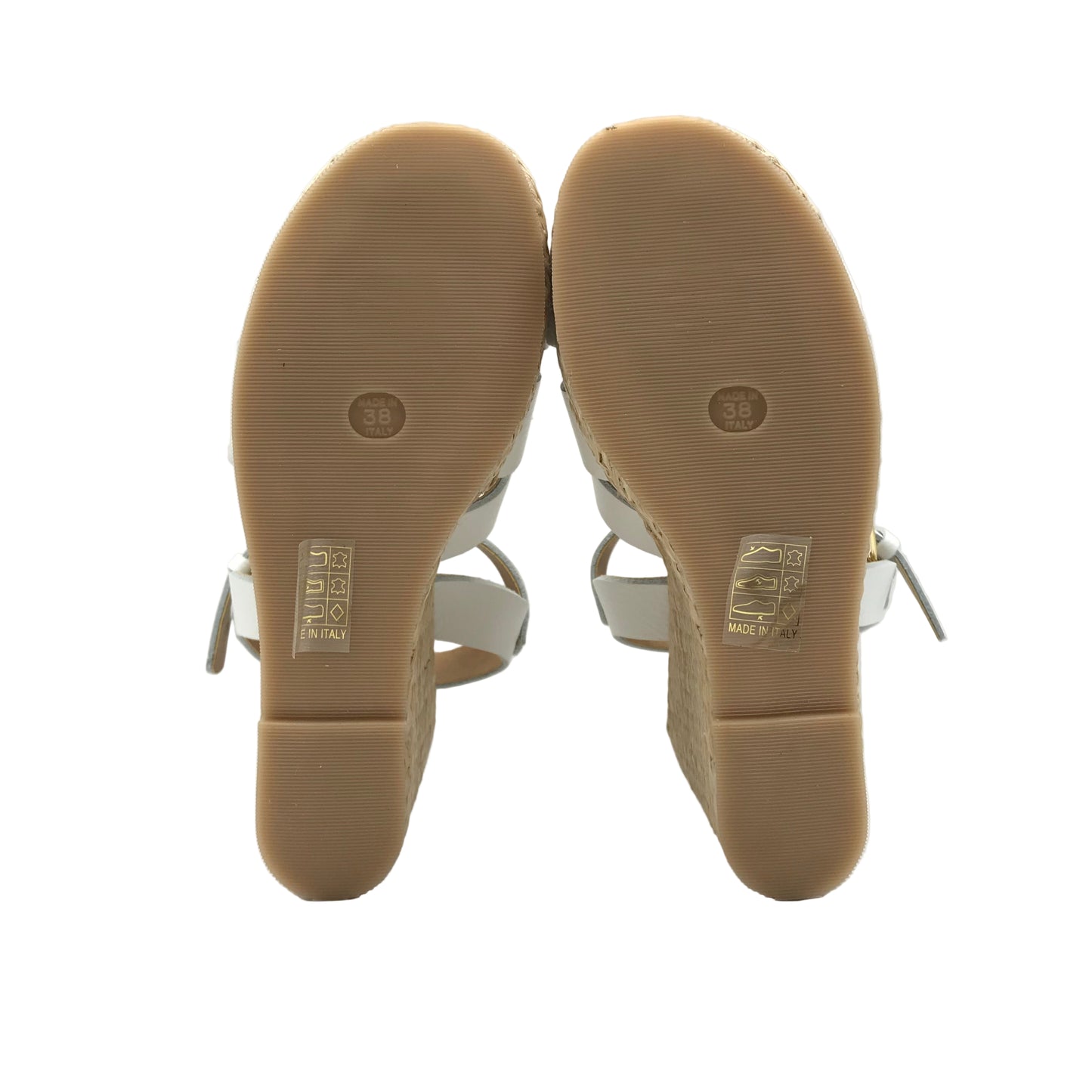 Sandro Rosi | Sandali artigianali in vera pelle con zeppa alta | 4323