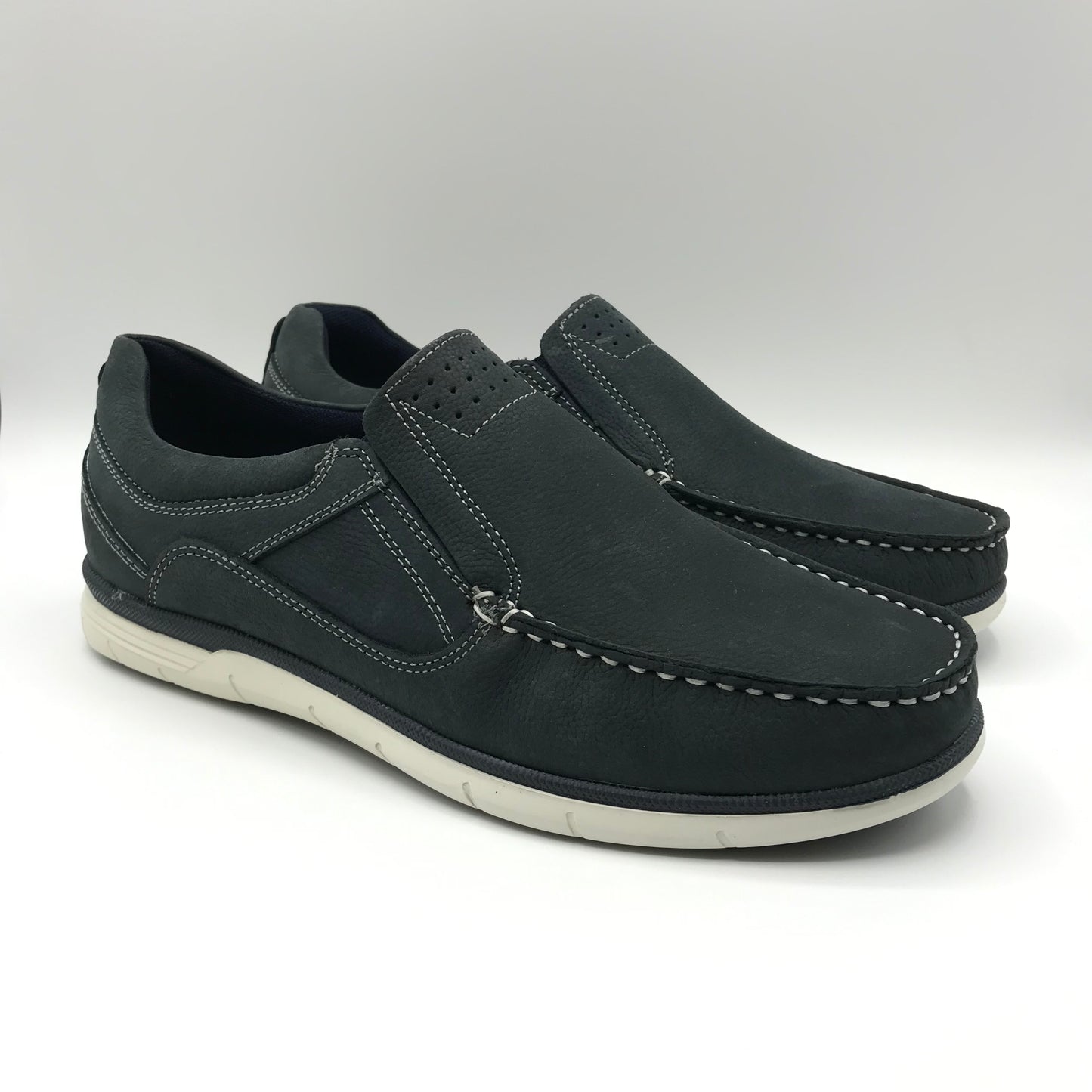 Wildland | Mocassini slip on in vera pelle con elastici | Oxford