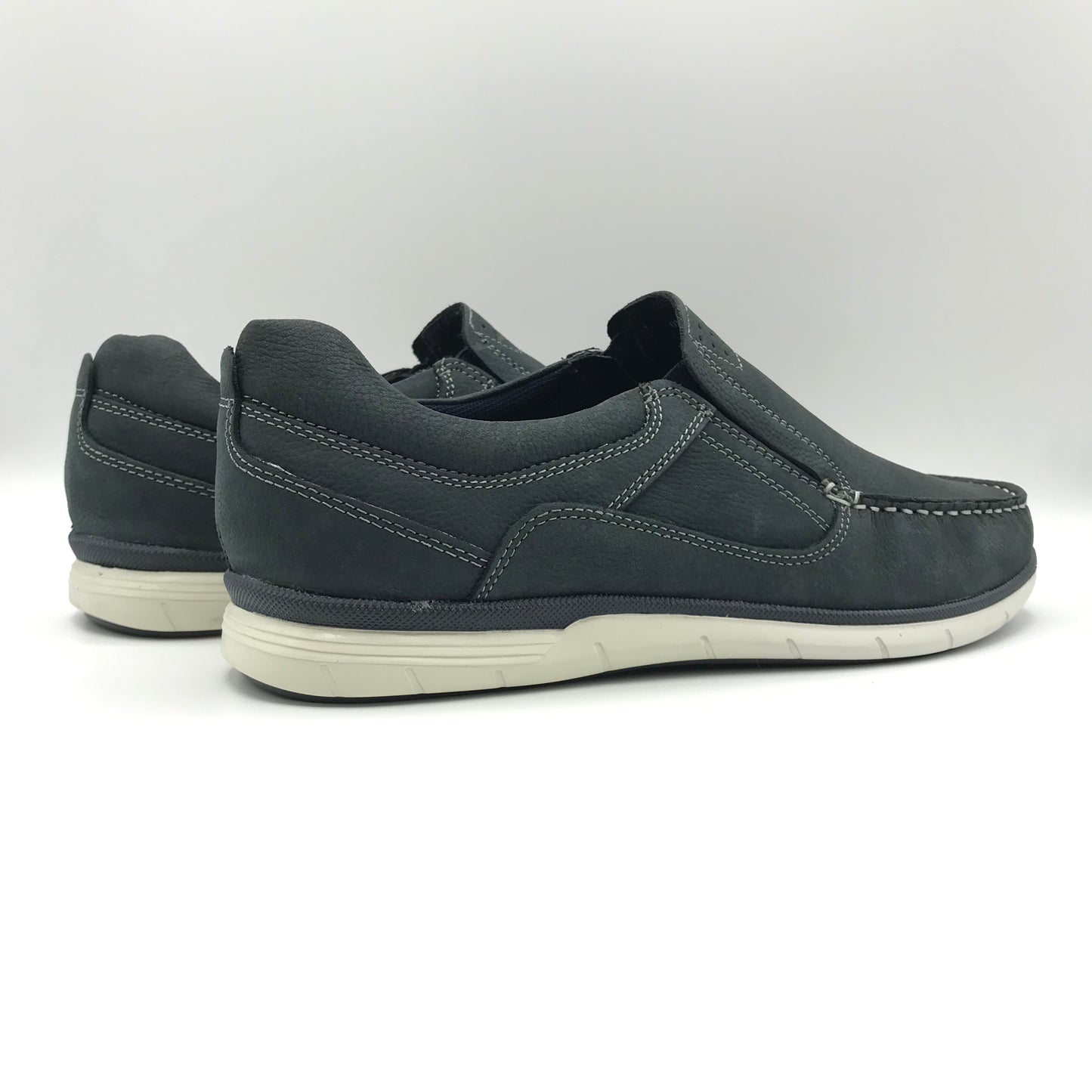 Wildland | Mocassini slip on in vera pelle con elastici | Oxford