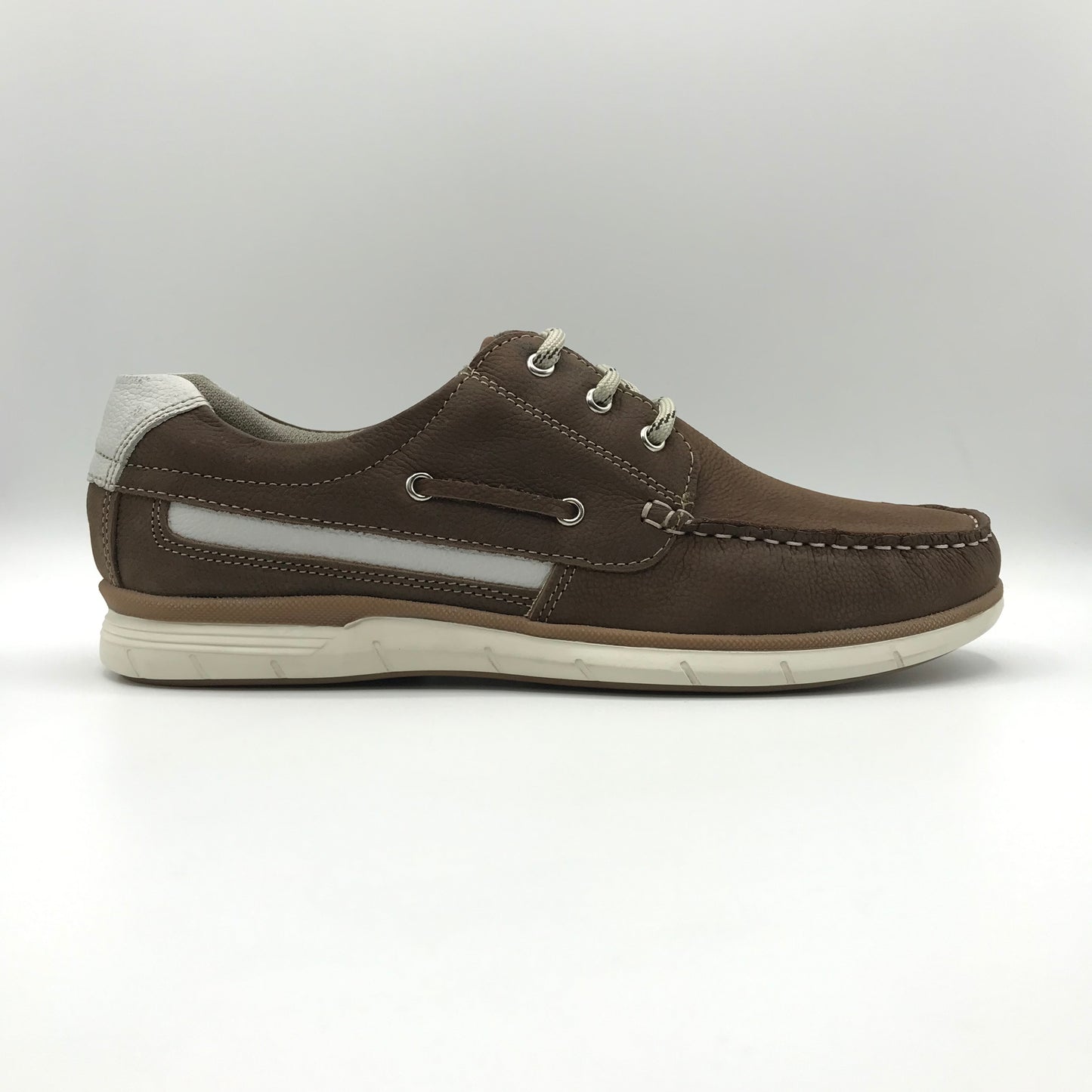 Wildland | Mocassini da barca in vera pelle con lacci | Carnaby