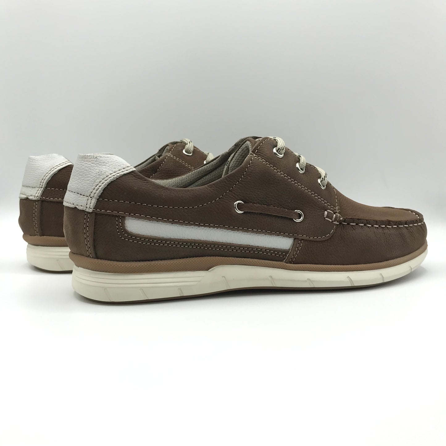 Wildland | Mocassini da barca in vera pelle con lacci | Carnaby