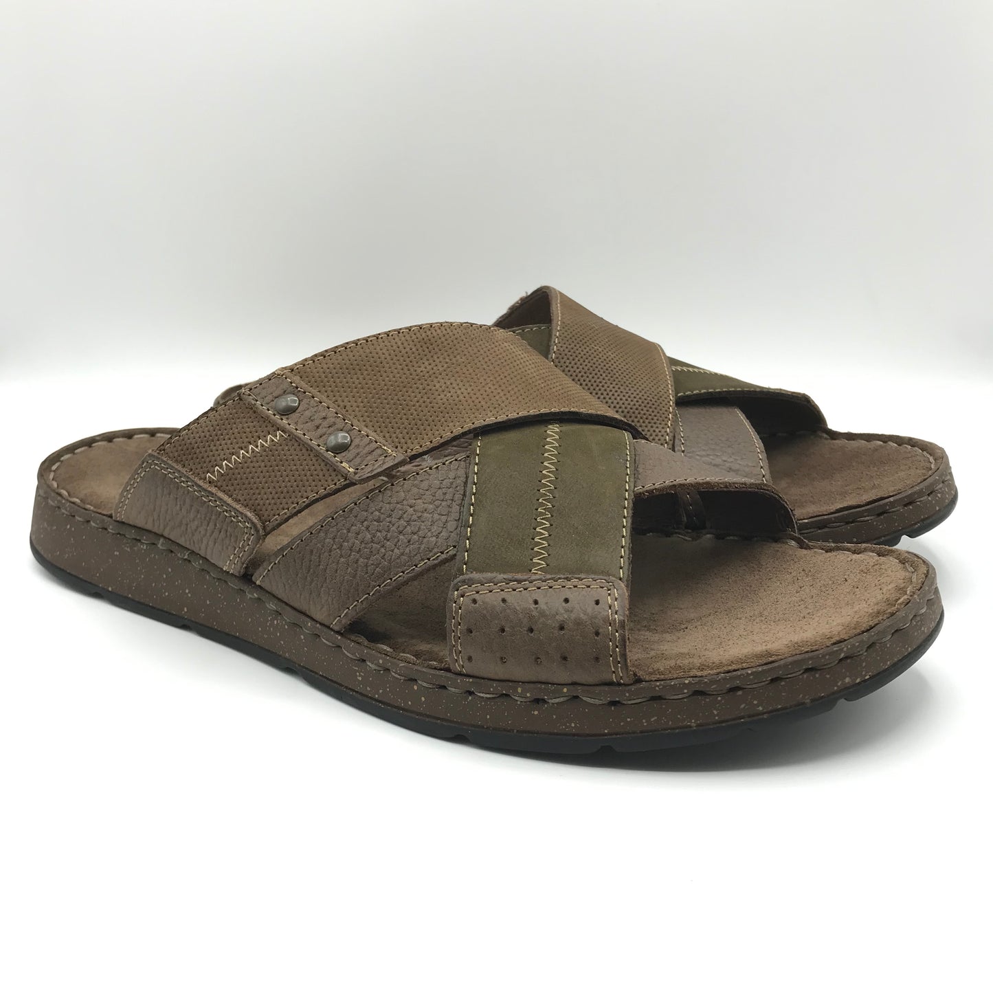 Walk in the city | Ciabatte incrociate in vera pelle | 42950