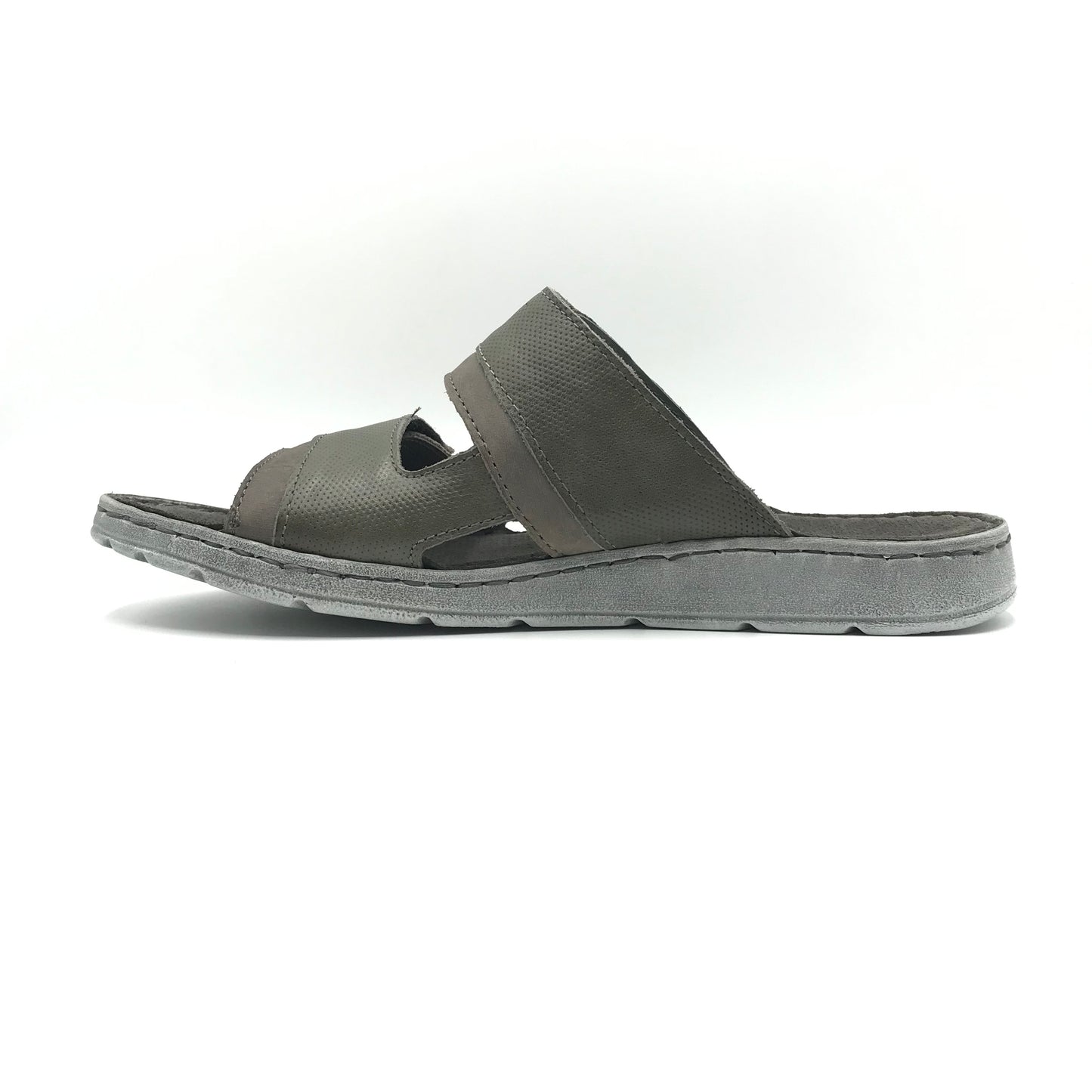 Walk in the city | Ciabatte in vera pelle con velcro | 45270