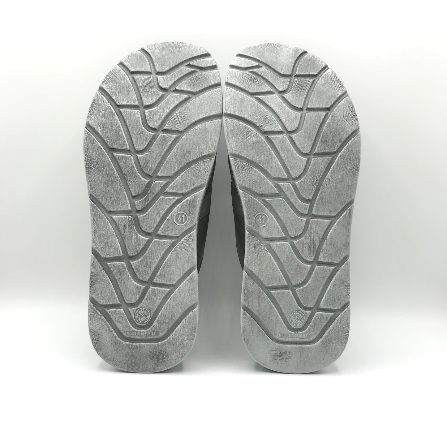 Walk in the city | Ciabatte in vera pelle con velcro | 45270