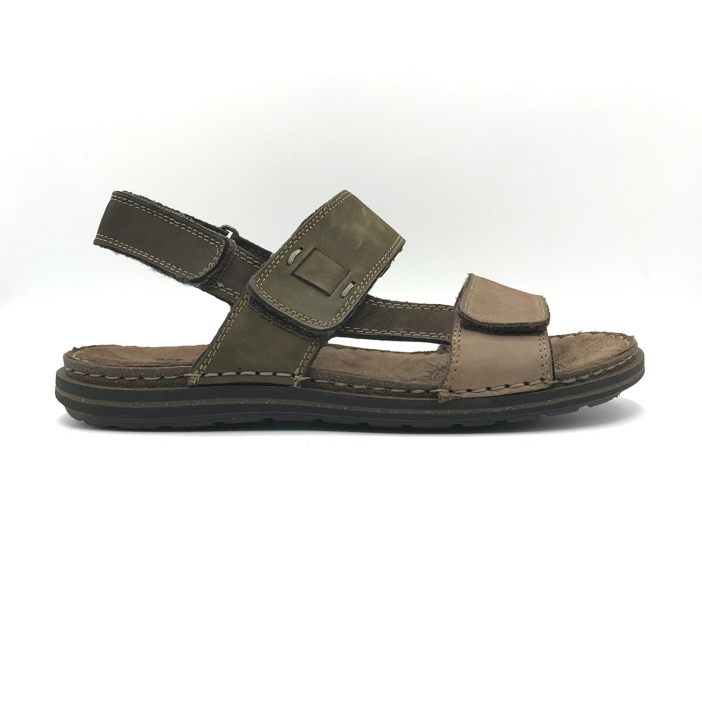 Walk in the city | Sandali in pelle con plantare Piuma Flex | 43770