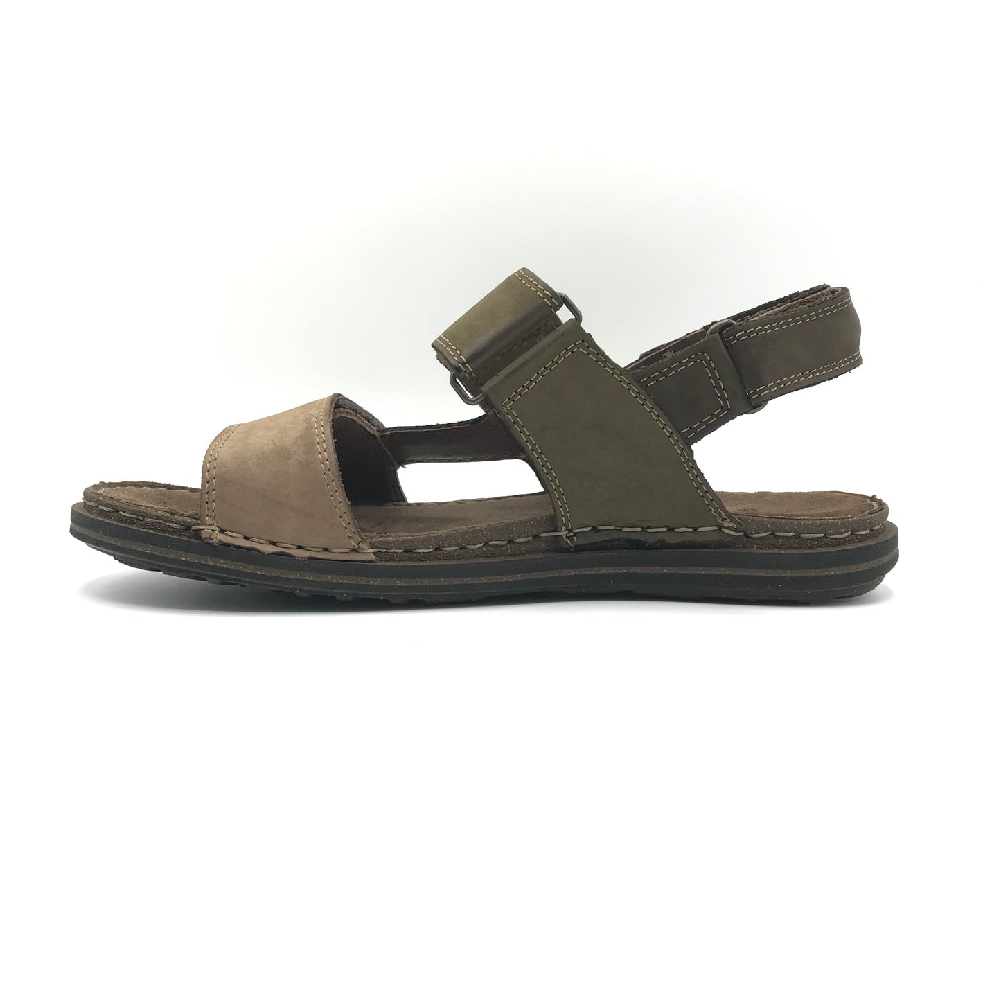 Walk in the city | Sandali in pelle con plantare Piuma Flex | 43770