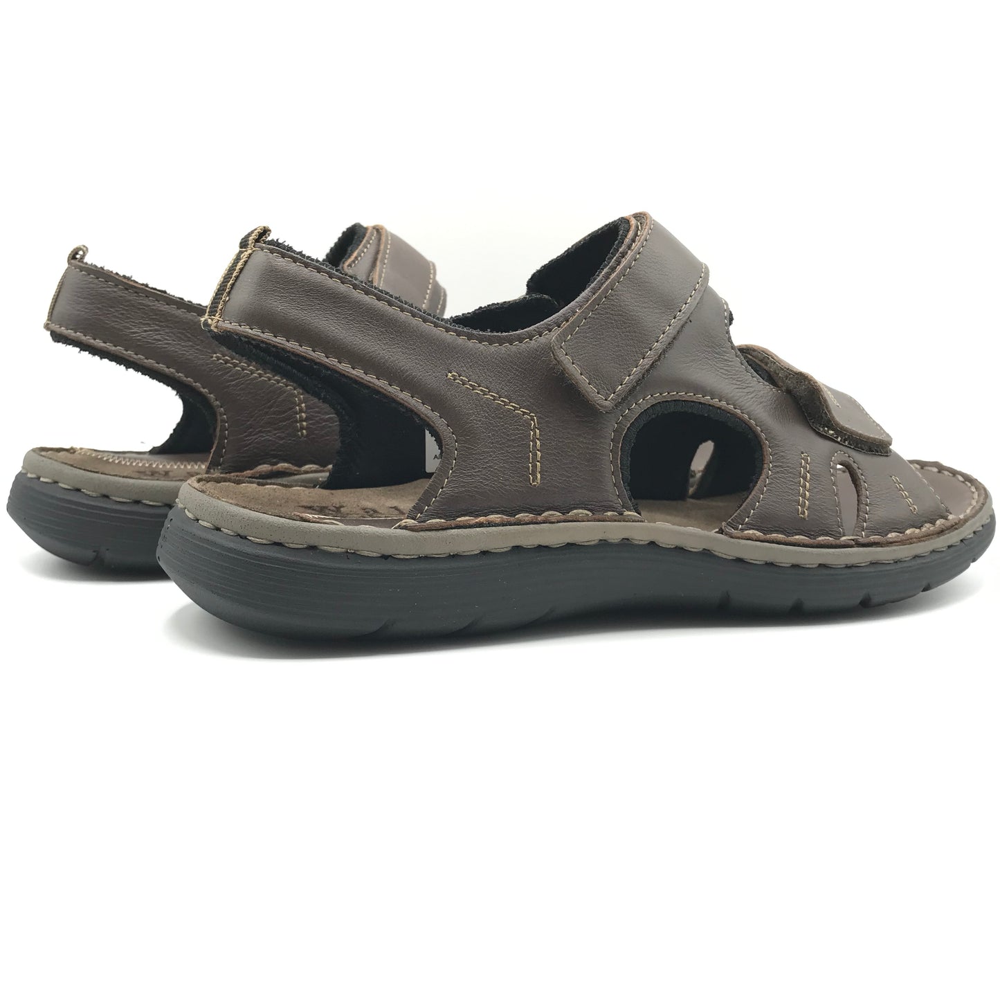 Walk in the city | Sandali in vera pelle con velcri regolabili | 10430