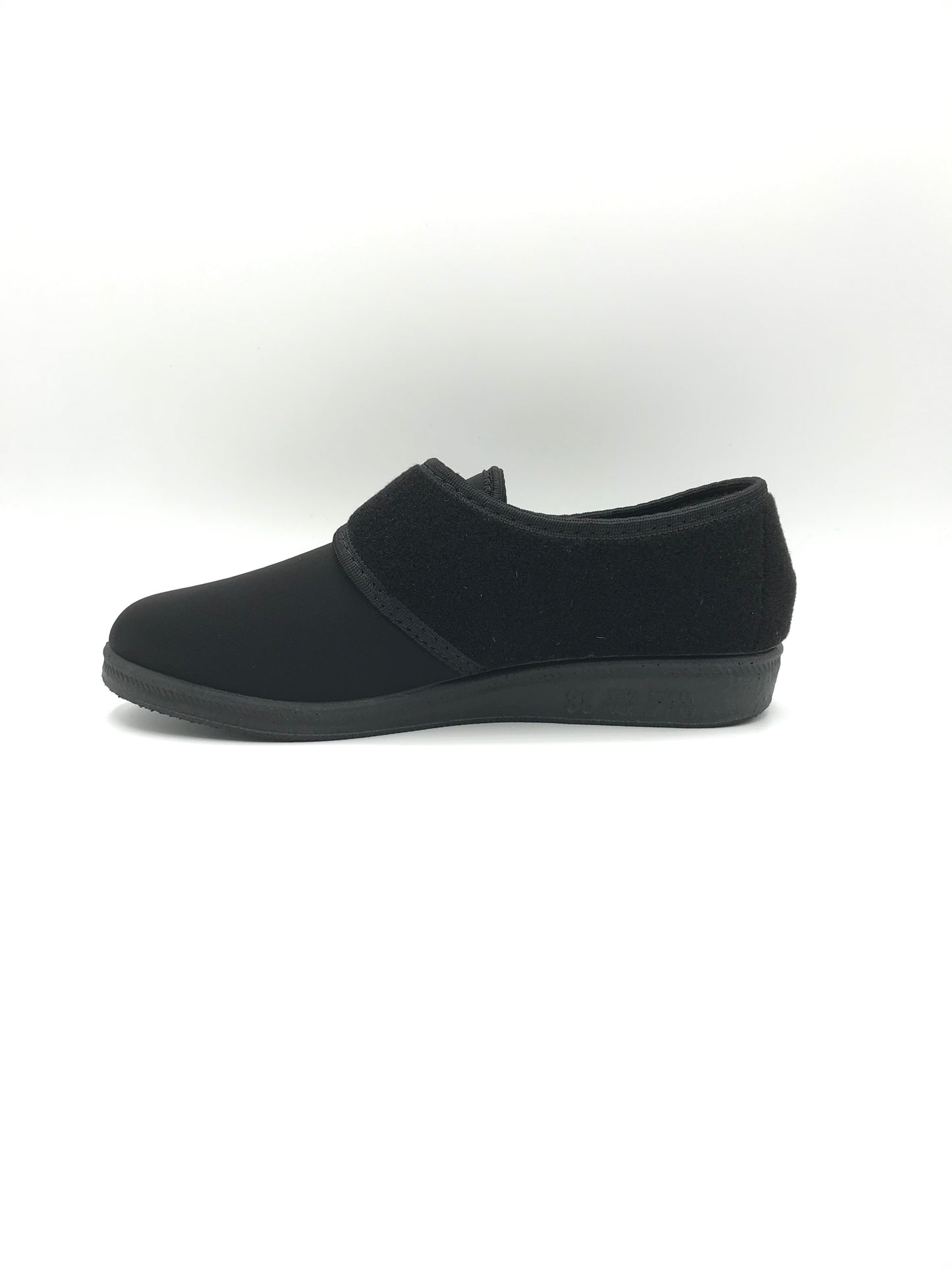 Pantofola velcro donna Emanuela 601 nero