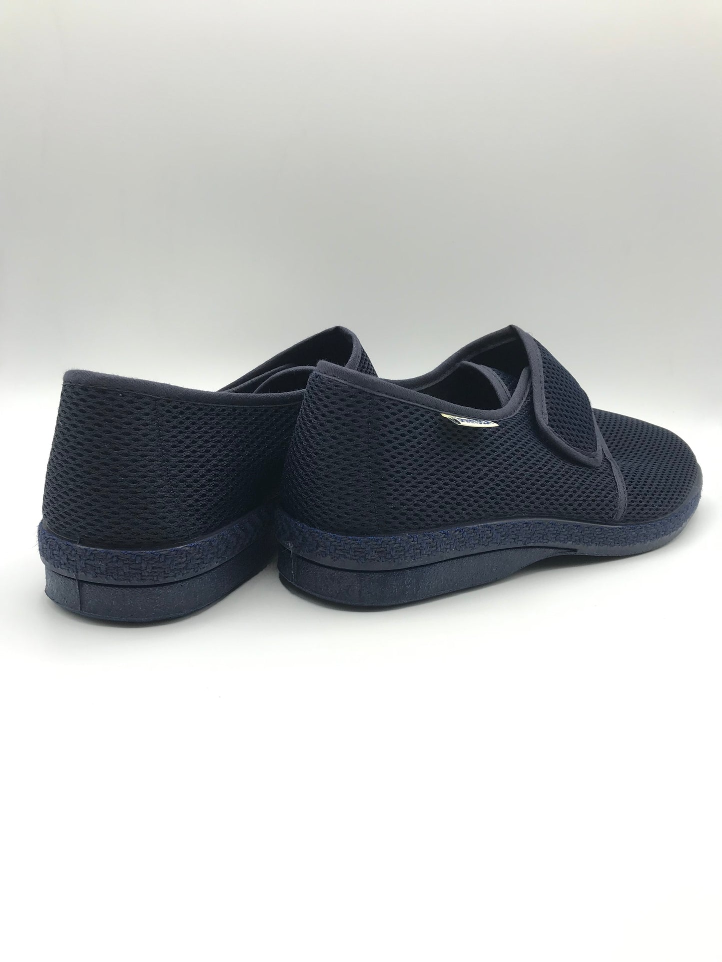 Pantofola velcro uomo Emanuela 5254 blu