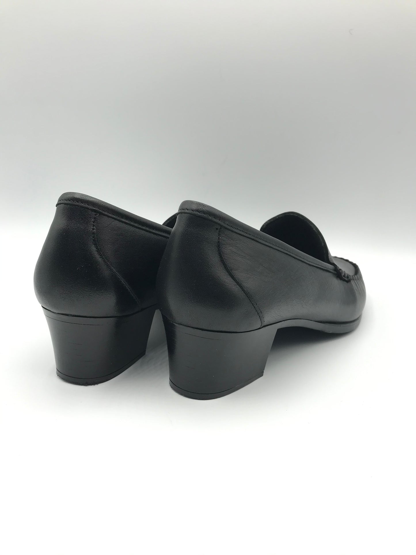 Mocassino tacco donna Freetime 2390 nero