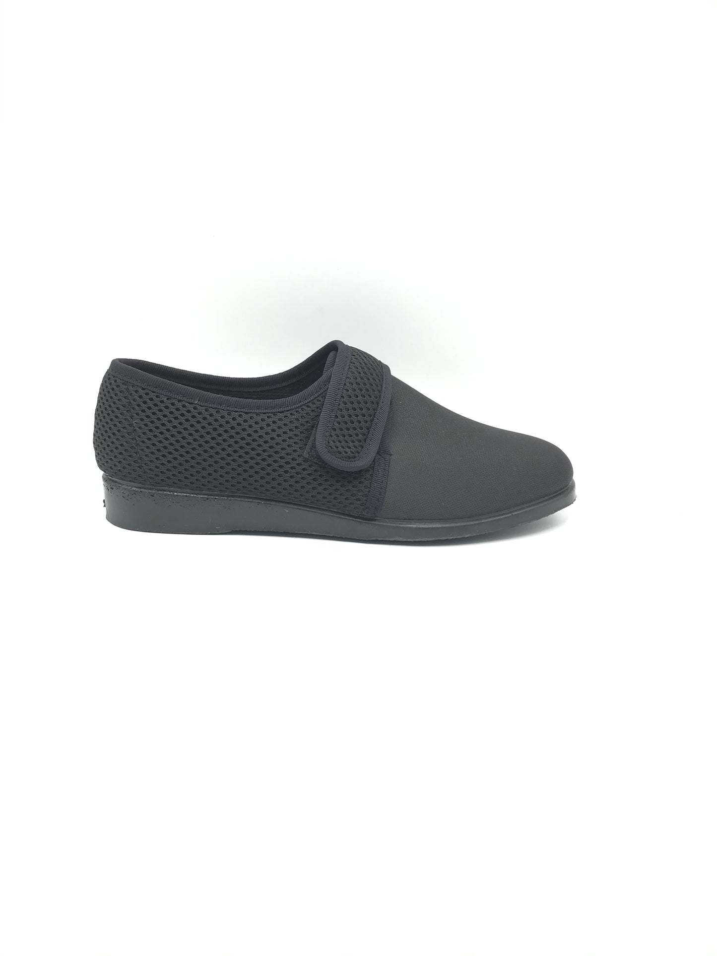 Pantofola velcro donna 2G 480 nero