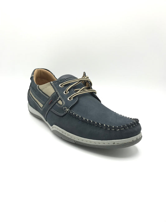 Mocassino lacci uomo Inway 4501 blu