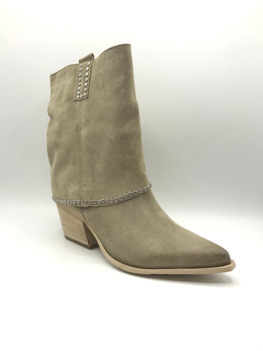 Stivaletto texano donna I Love Italy Loca250 beige