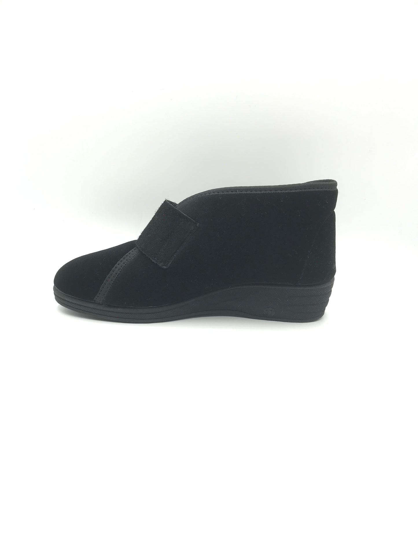 Pantofola velcro donna Emanuela 536 nero