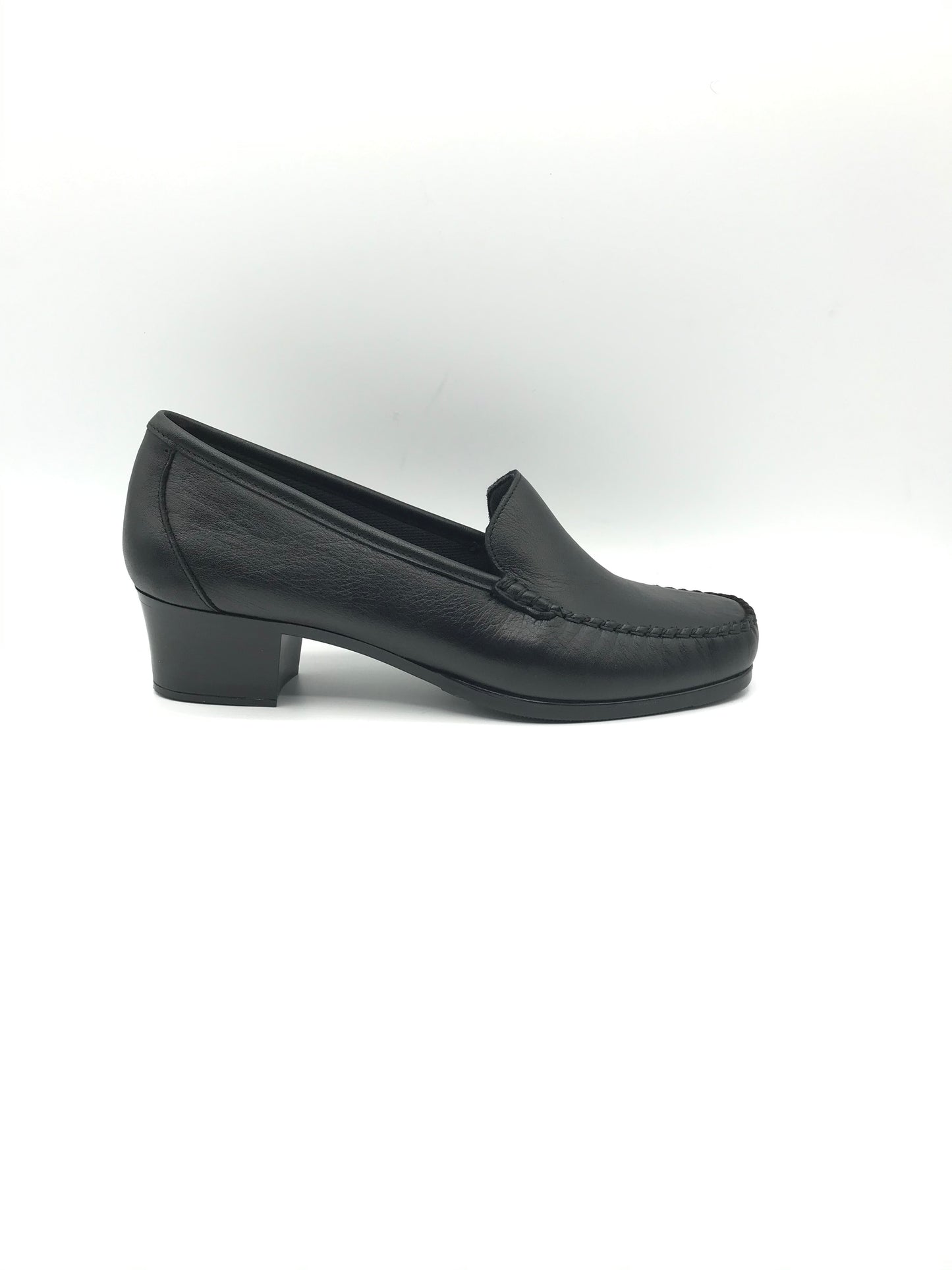 Mocassino tacco donna Freetime 2390 nero