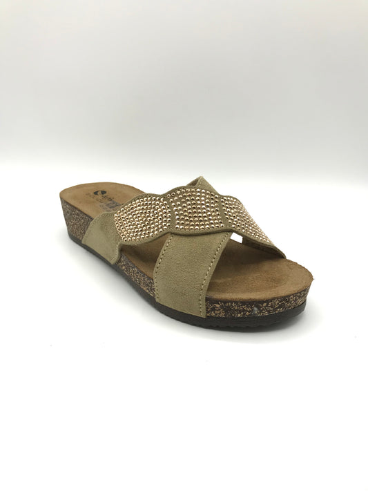 Ciabatta donna De Fonseca Cervia beige