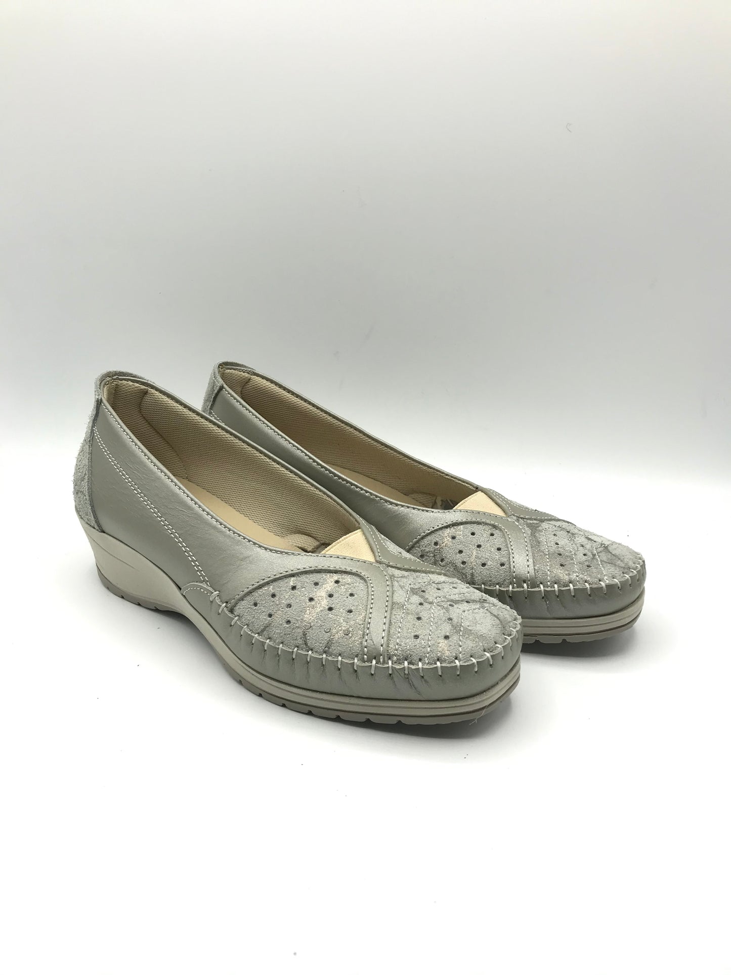 Mocassino donna Freetime 1365 argento