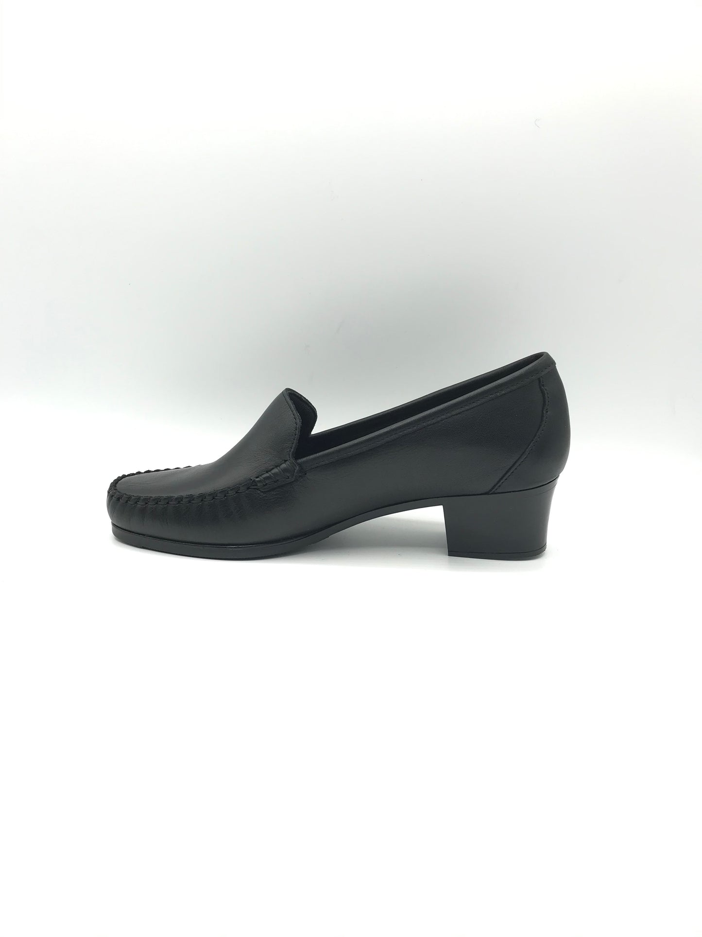 Mocassino tacco donna Freetime 2390 nero