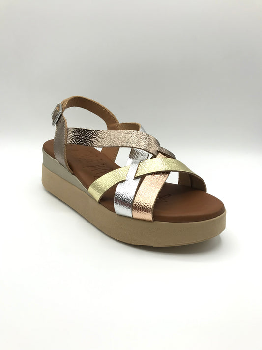 Sandalo donna Oh! My Sandals 5418 bronzo