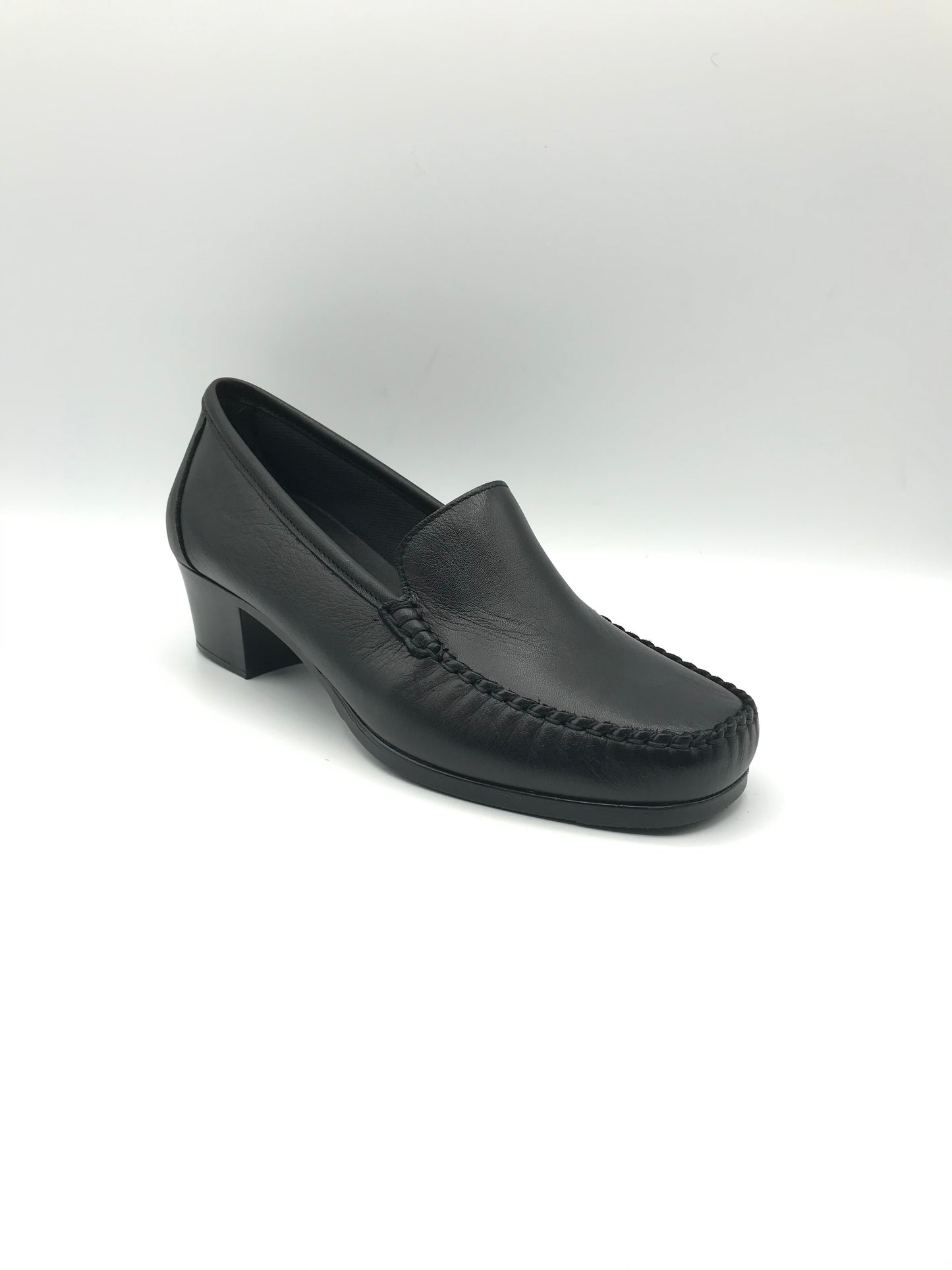 Mocassino tacco donna Freetime 2390 nero