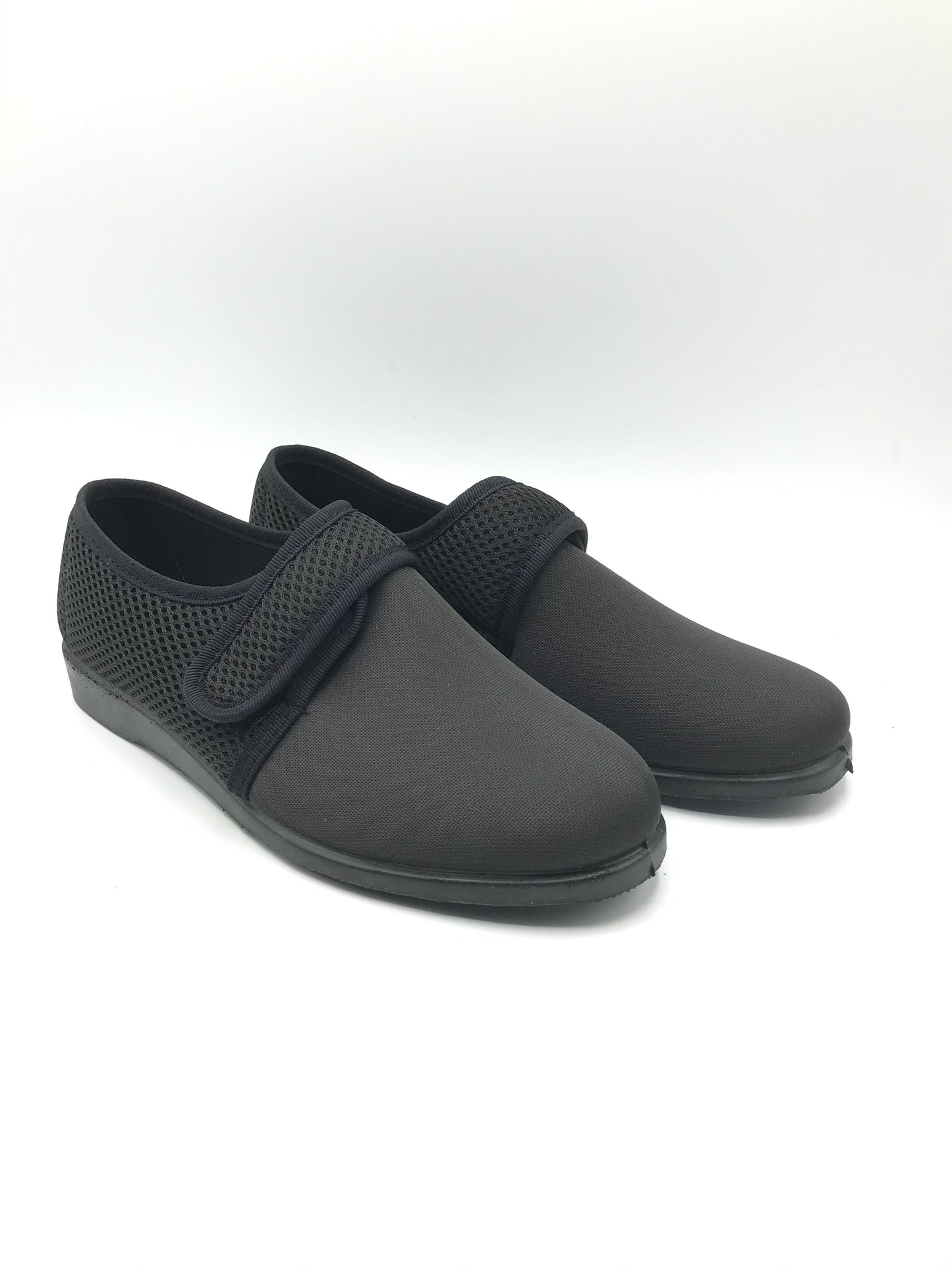 Pantofola velcro donna 2G 480 nero