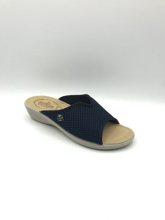 Ciabatta donna Fly Flot T4429 blu