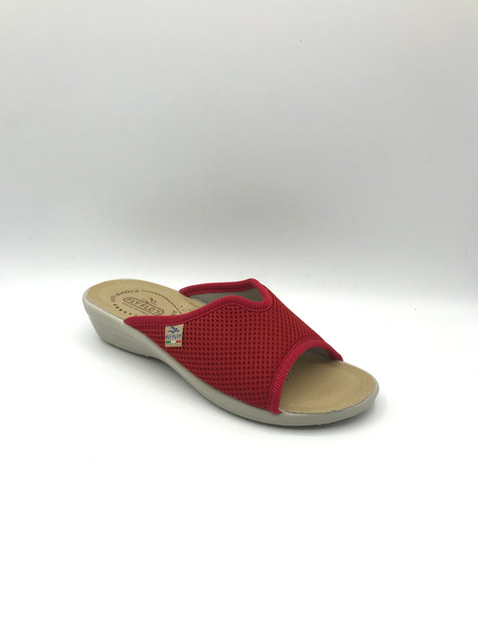 Ciabatta donna Fly Flot T4429 rosso