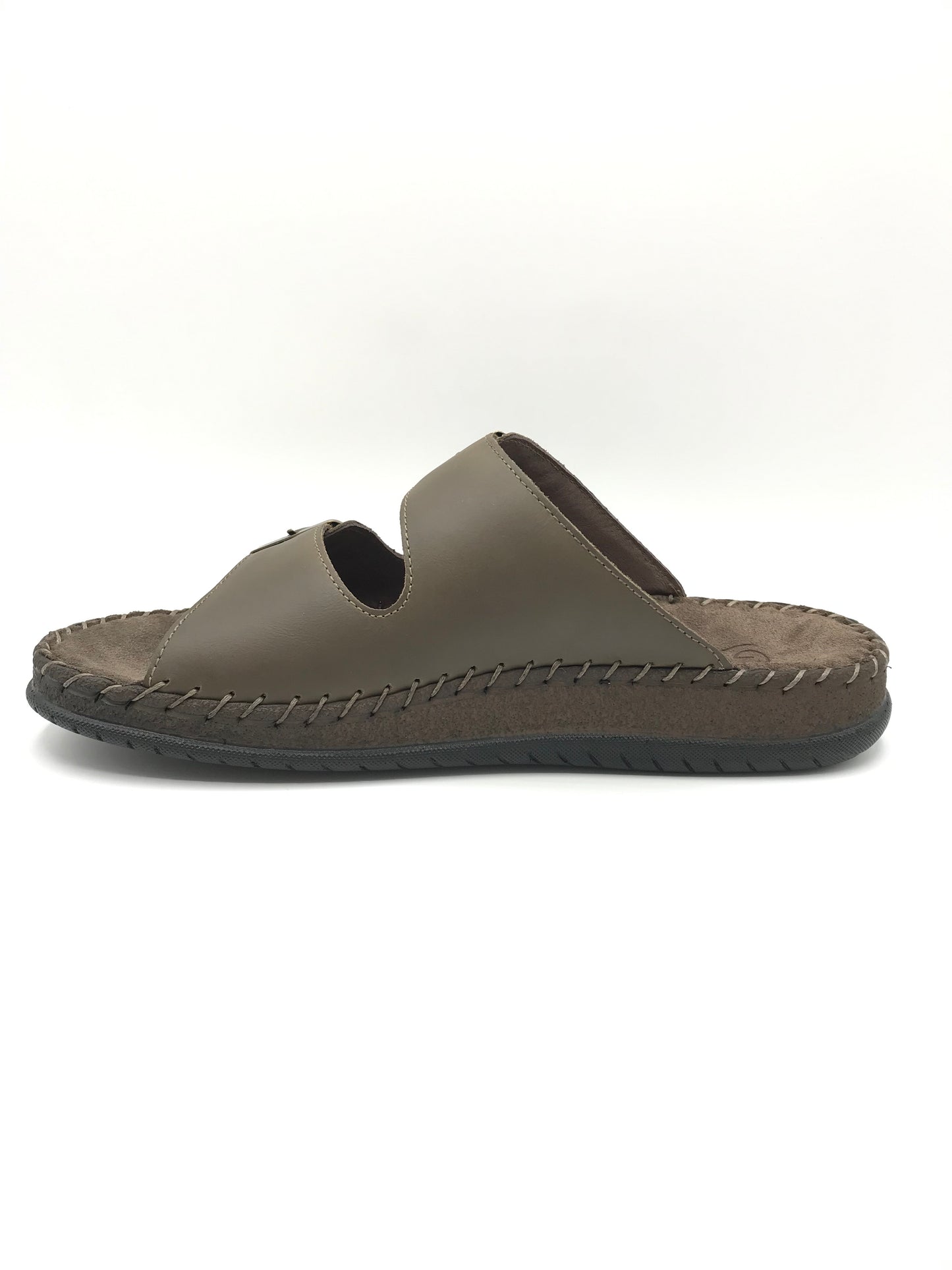 Ciabatta fibbie uomo Green Hill 13190 taupe