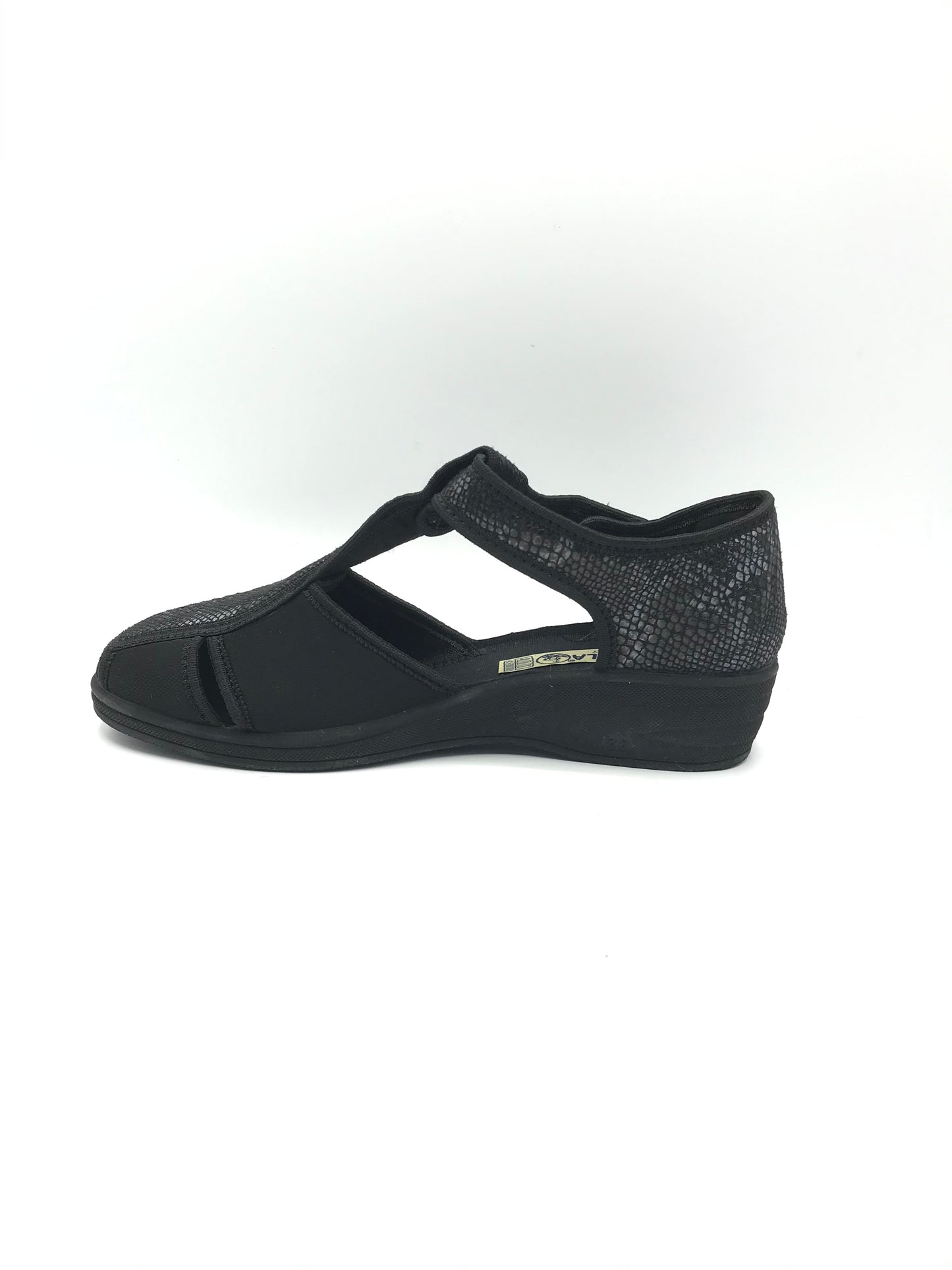 Sandalo velcro donna Emanuela 915 nero